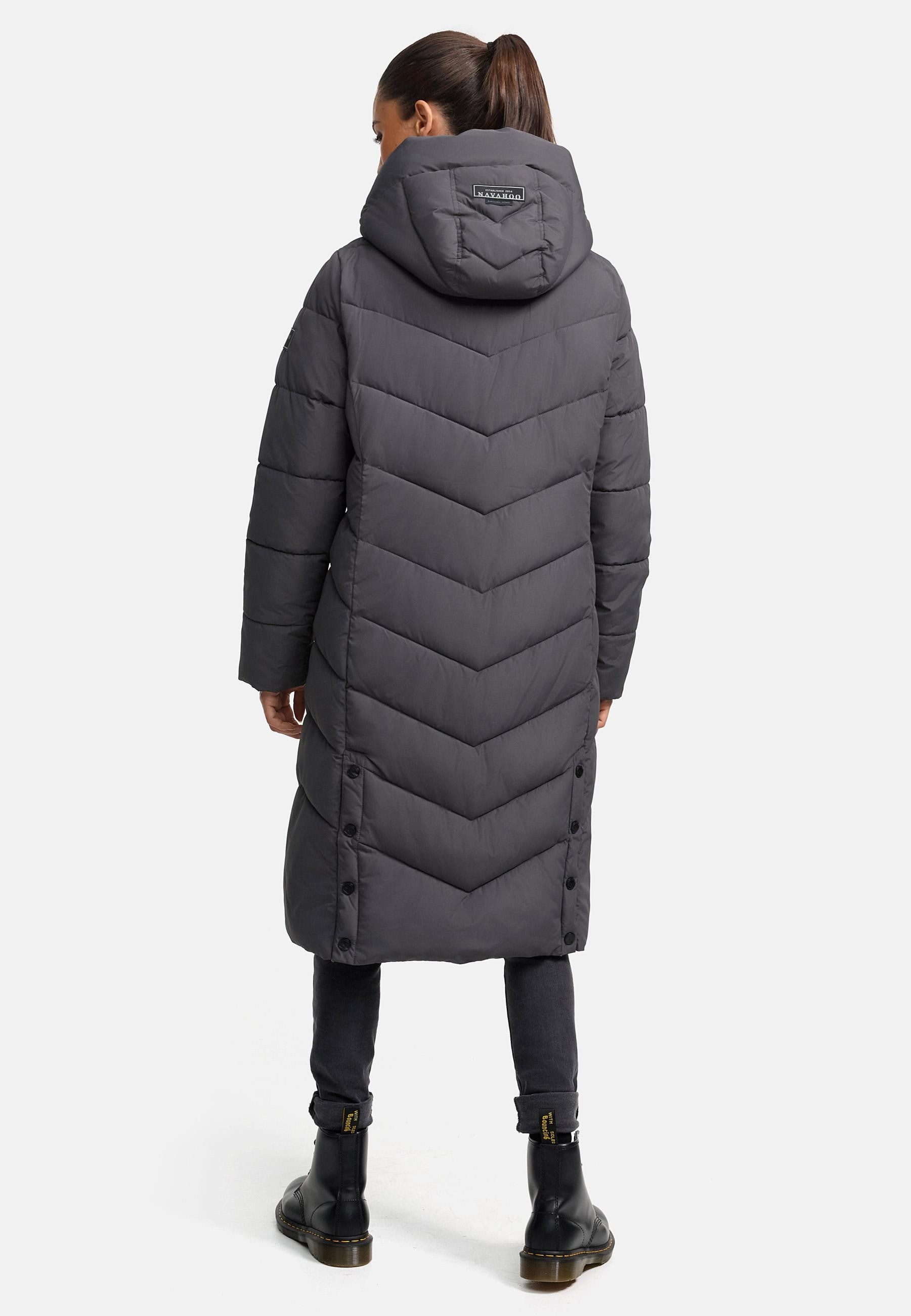 Navahoo Steppmantel »Sahnekatzii XIV«, Schicker Wintermantel mit kuschlig warm wattiertem Kragen