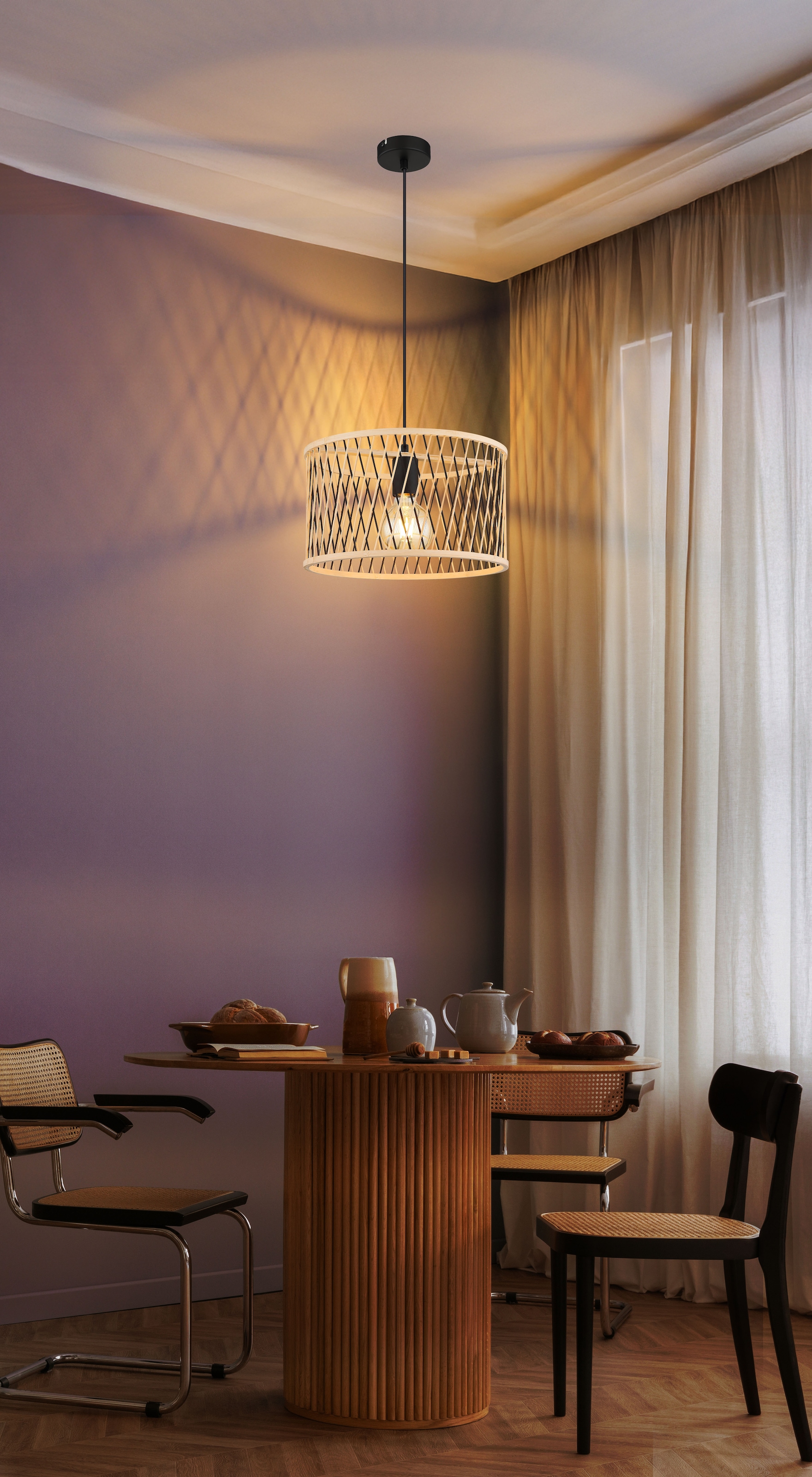 NOWA Hängeleuchte »MALI« E27 1 Stk. Hängelampe Esszimmer-Leuchte Esstischleuchte Wohnzimmer