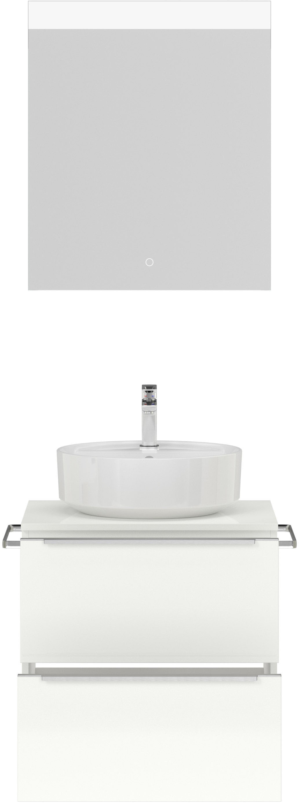 nobilia® Badmöbel-Set »Alvene« vormontiert, mit Soft-Close, 2 Stk. tlg.