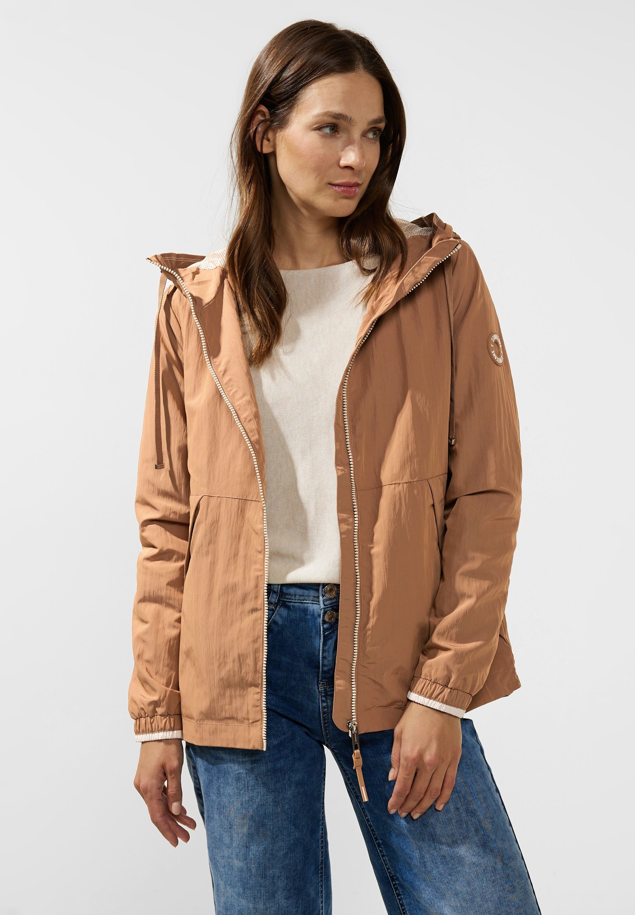 STREET ONE Windbreaker, mit Kapuze, mit Kapuze