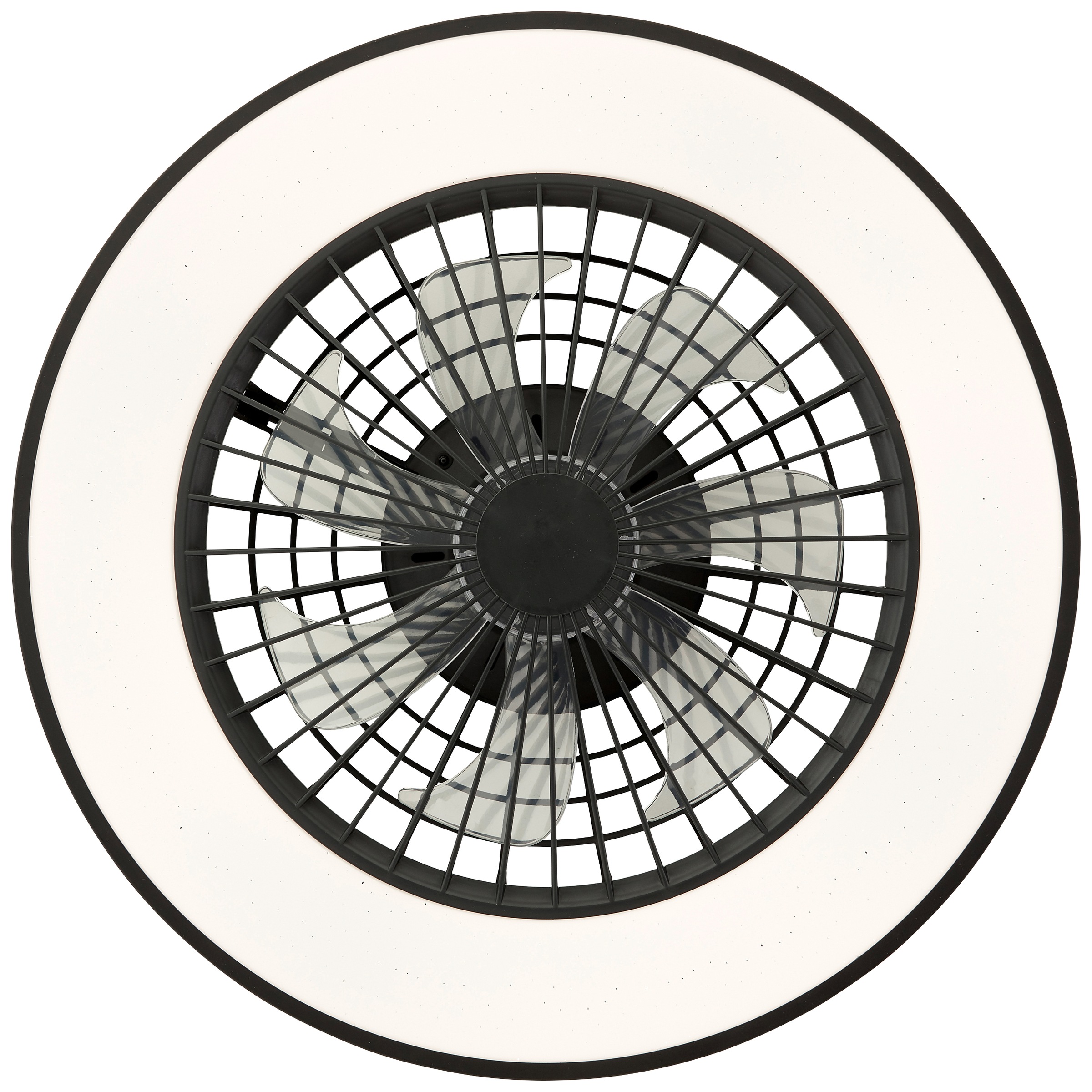 Brilliant LED Deckenleuchte »Mazzaro Deckenventilator«, Deckenlampe, Ventilator, 48,5 cm, digitales RGB, CCT, dimmbar