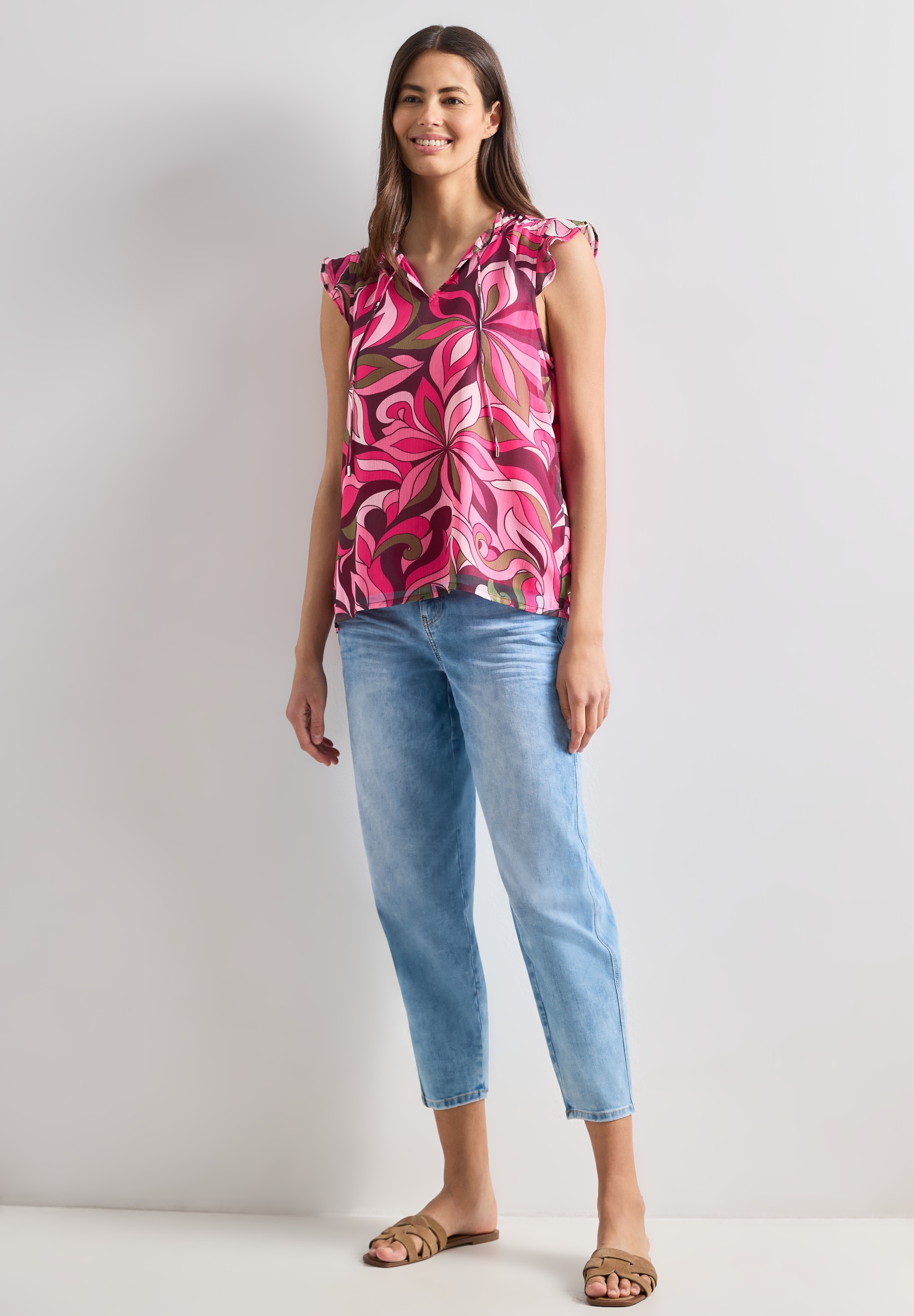 STREET ONE Blusentop in Blusen-Optik