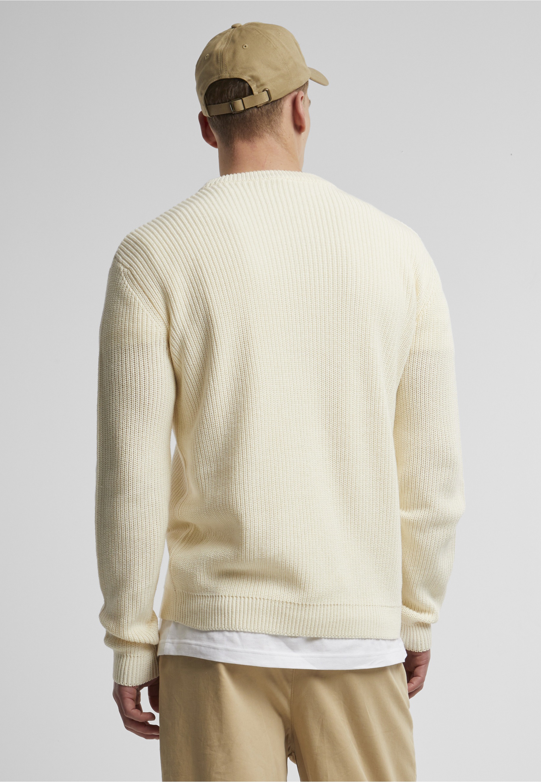 URBAN CLASSICS Rundhalspullover "Urban Classics Rib Basic Sweater" 1 Stk. günstig online kaufen