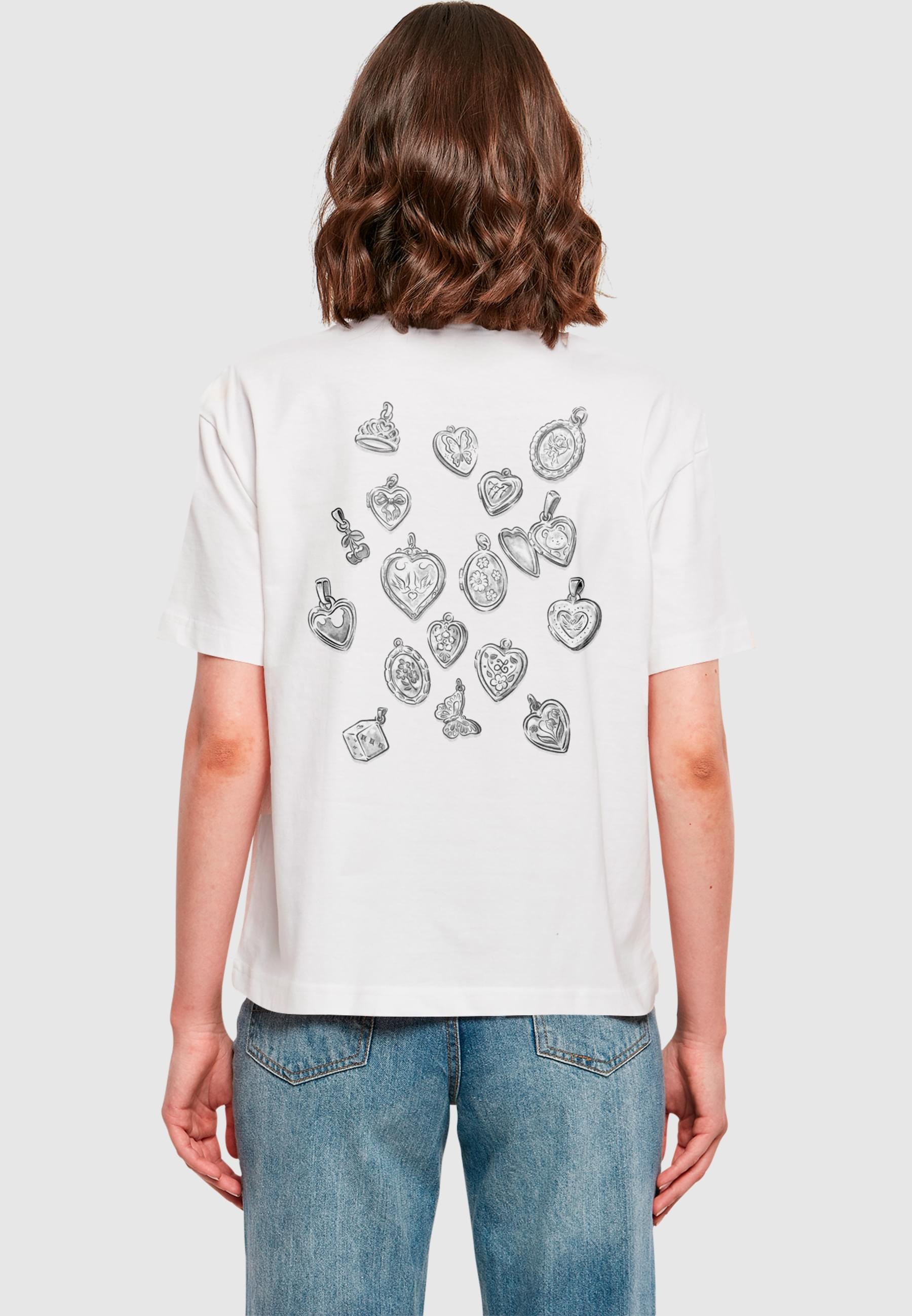 Miss Tee T-Shirt »Miss Tee Damen Lock It Tee«, (1 tlg.)