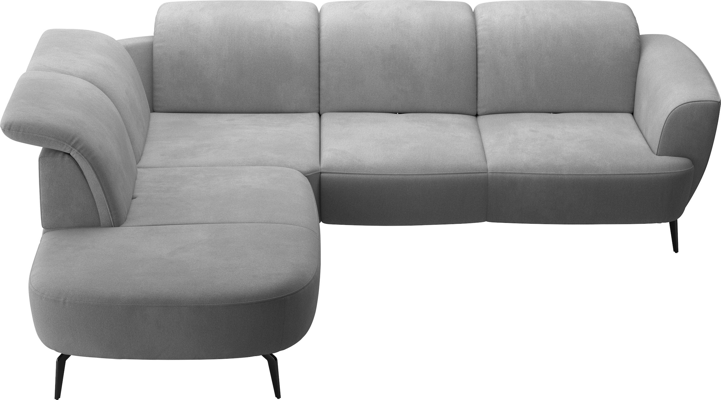 sit&more Ecksofa »Zoe«, ink.Sitztiefenverstellung, wahlweise mit Kopfteilverstellung