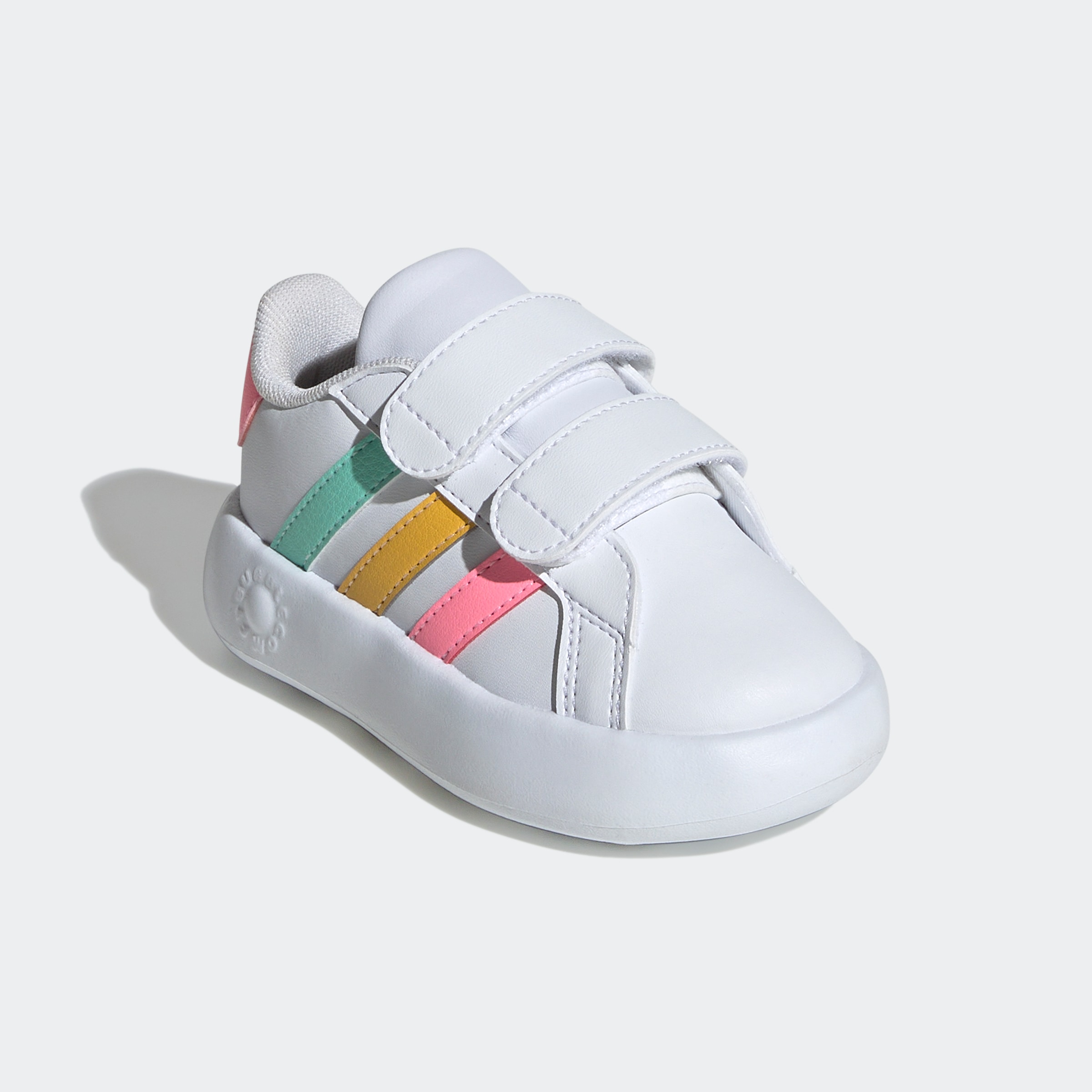adidas Sportswear Klettschuh »GRAND COURT 2.0 KIDS«, Design auf den Spuren des adidas Superstar, für Kinder