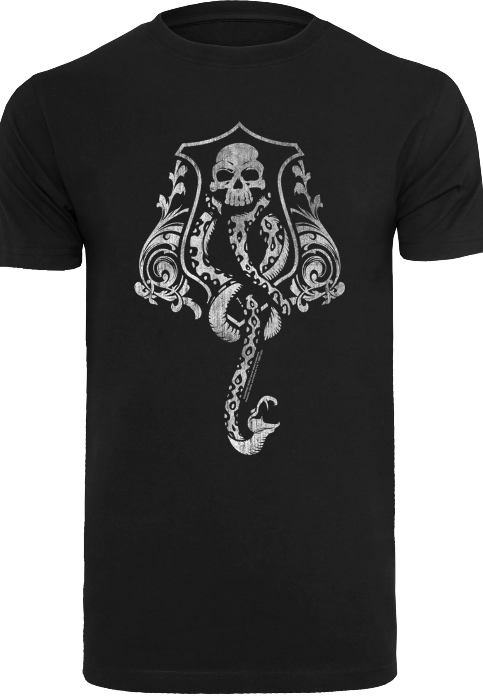 F4NT4STIC T-Shirt »Harry Potter Dark Mark Crest«, Print