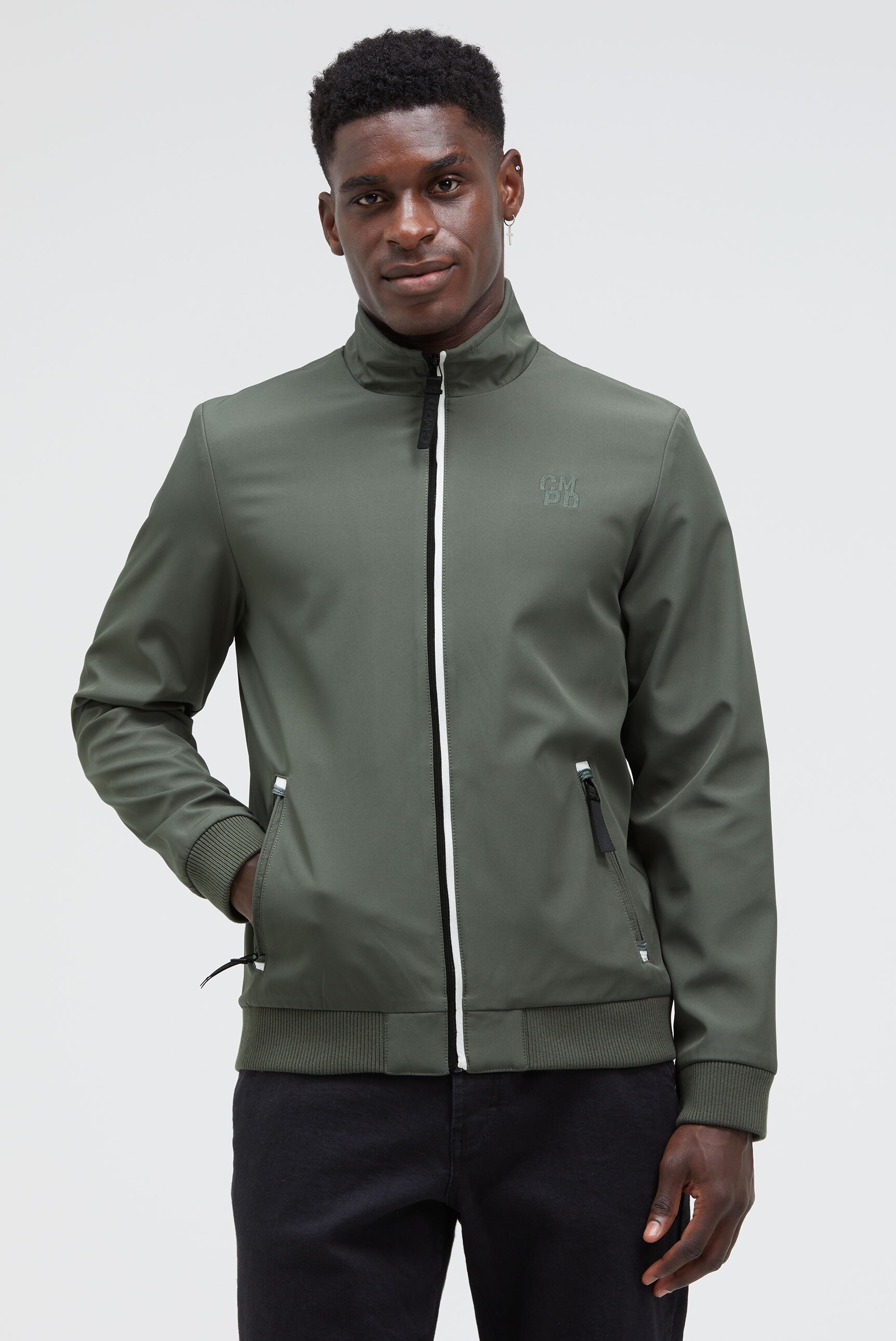 CMPD Softshelljacke ohne Kapuze mit Stehkragen