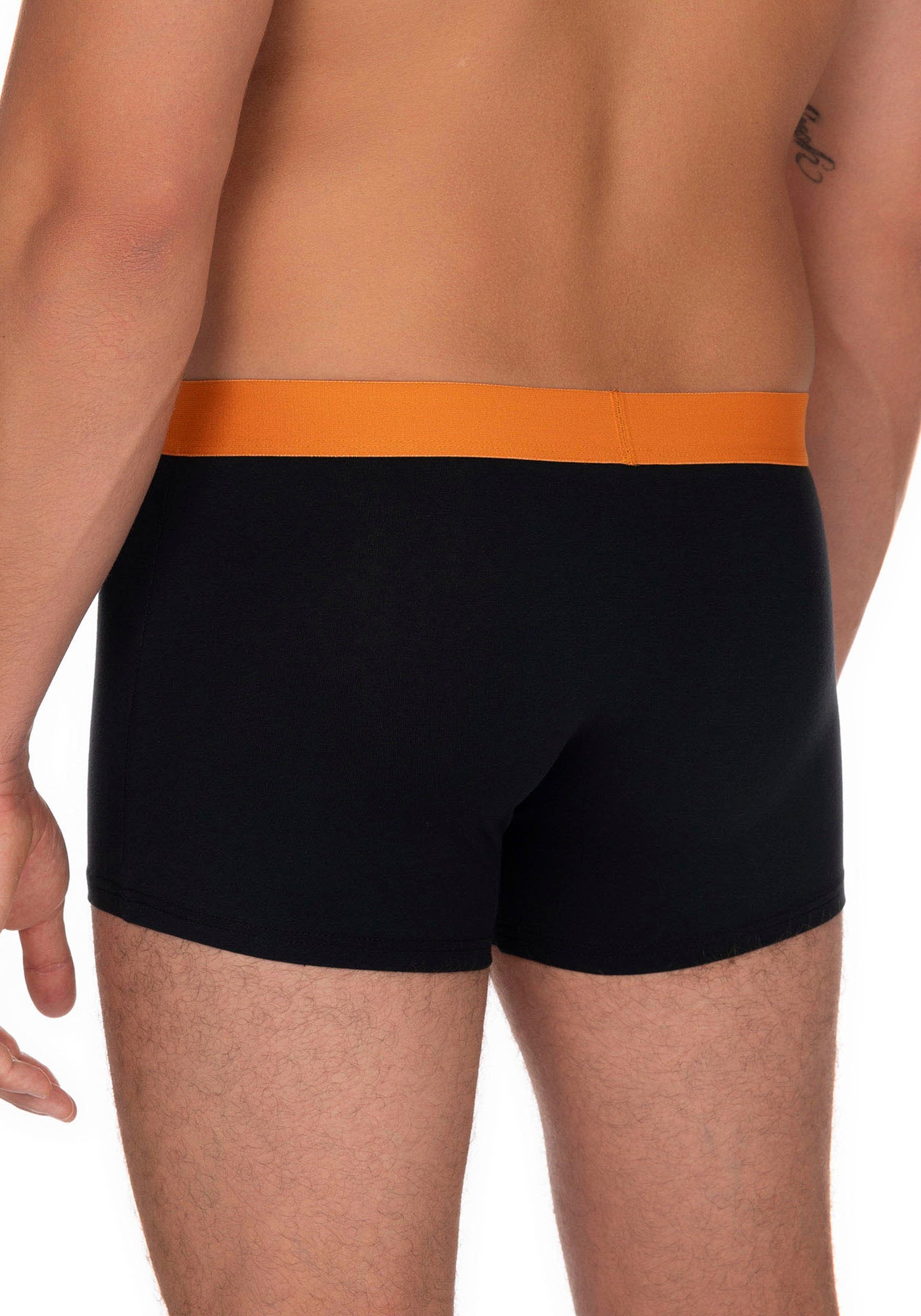 Bruno Banani Boxer »Flowing«, (2er Pack), mit kontrastreichem Logobund