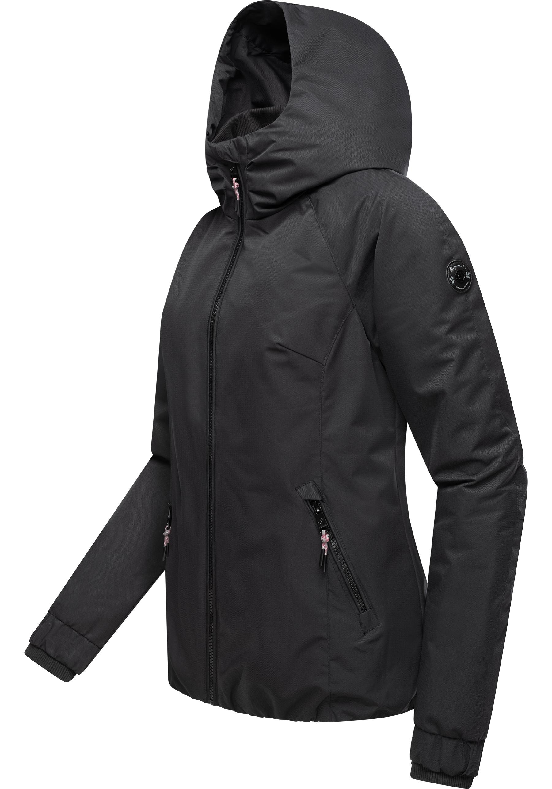 Ragwear Winterjacke »Dizzie Warm Rain«, mit Kapuze, Wasserdichte warme Damen Jacke mit Kapuze