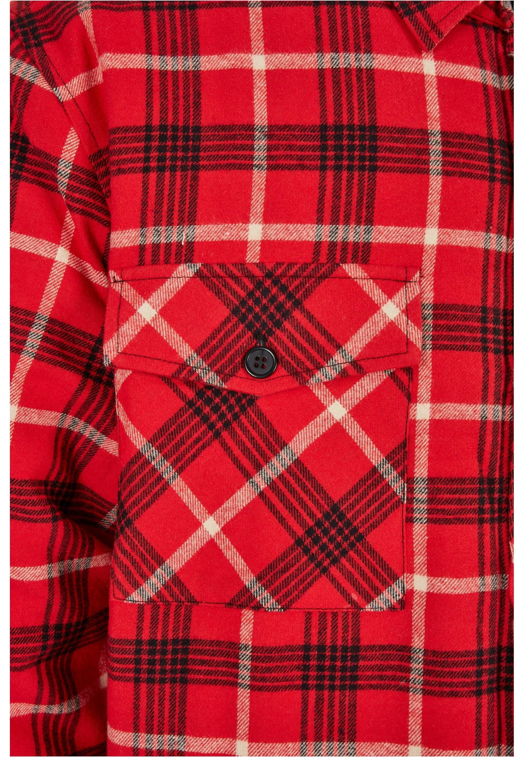 URBAN CLASSICS Anorak »Urban Classics Herren Plaid Quilted Shirt Jacket«, (1 St.), ohne Kapuze