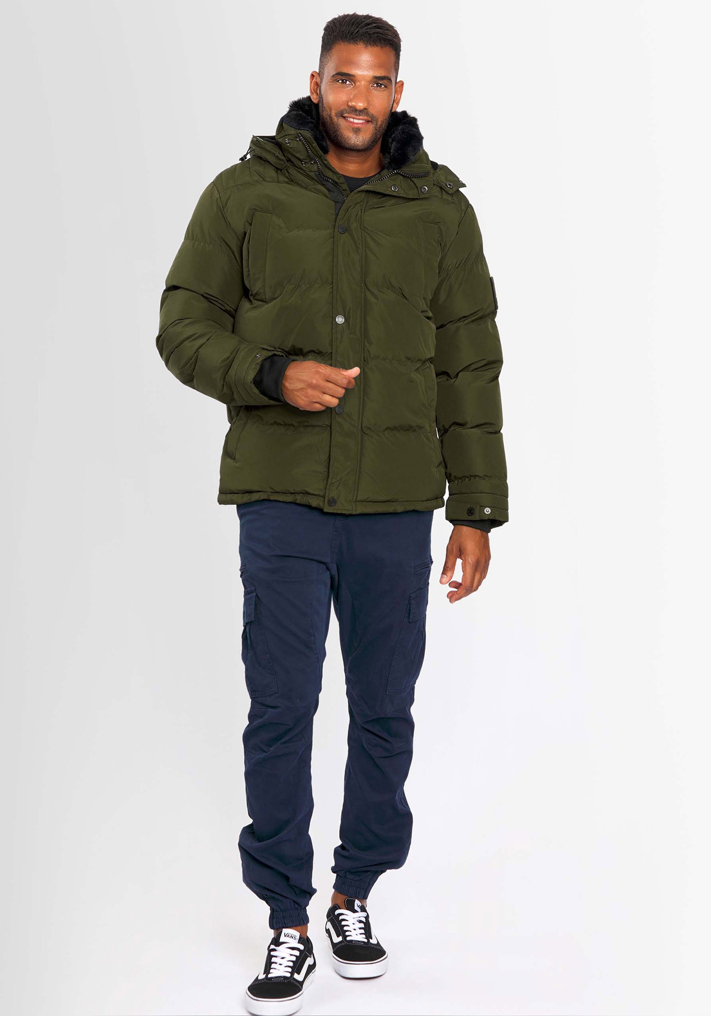 Alessandro Salvarini Winterjacke »ASEzkimo« mit warmen Teddyfell
