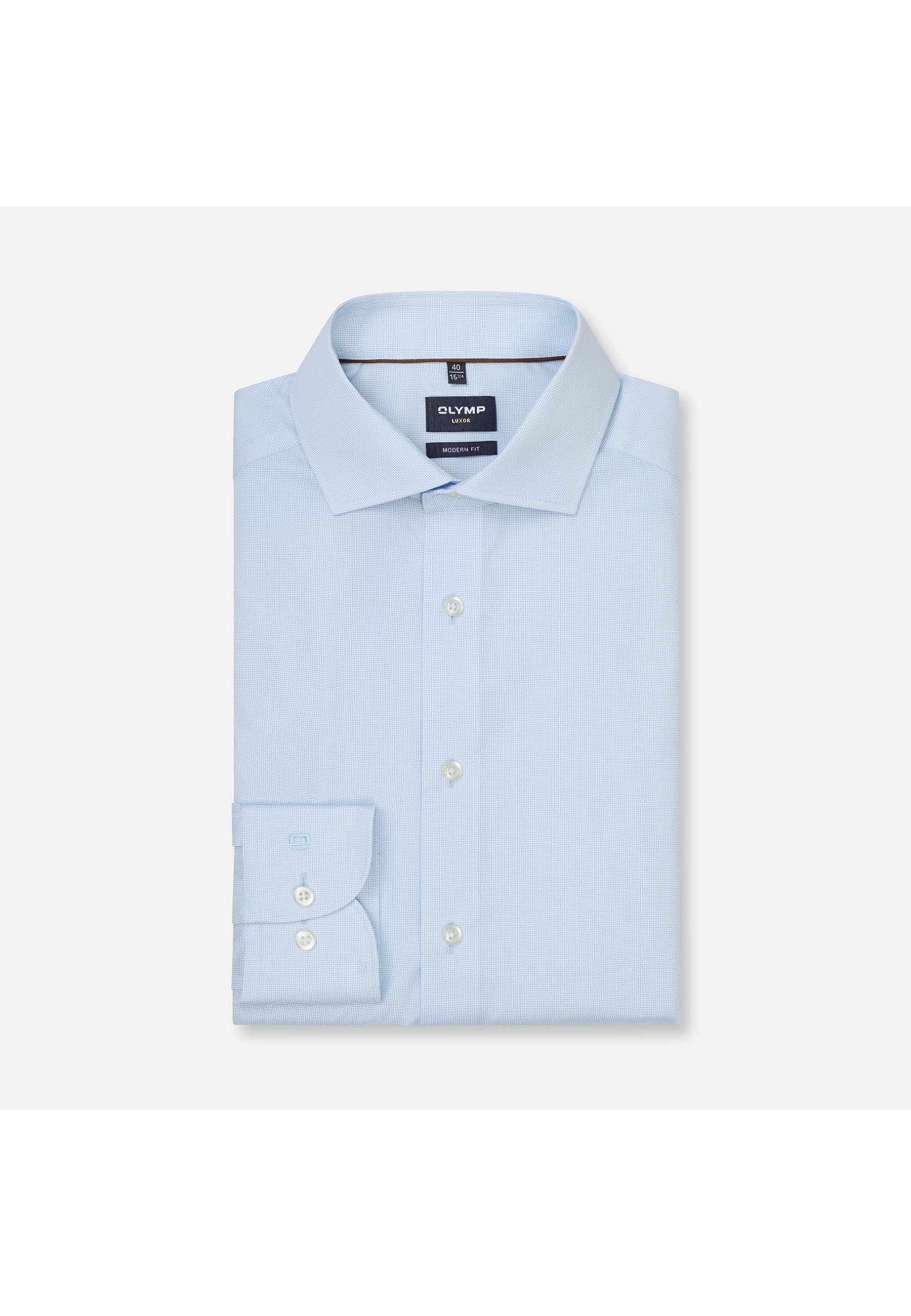 OLYMP Luxor Modern Fit Men Shirt Blue 45 5