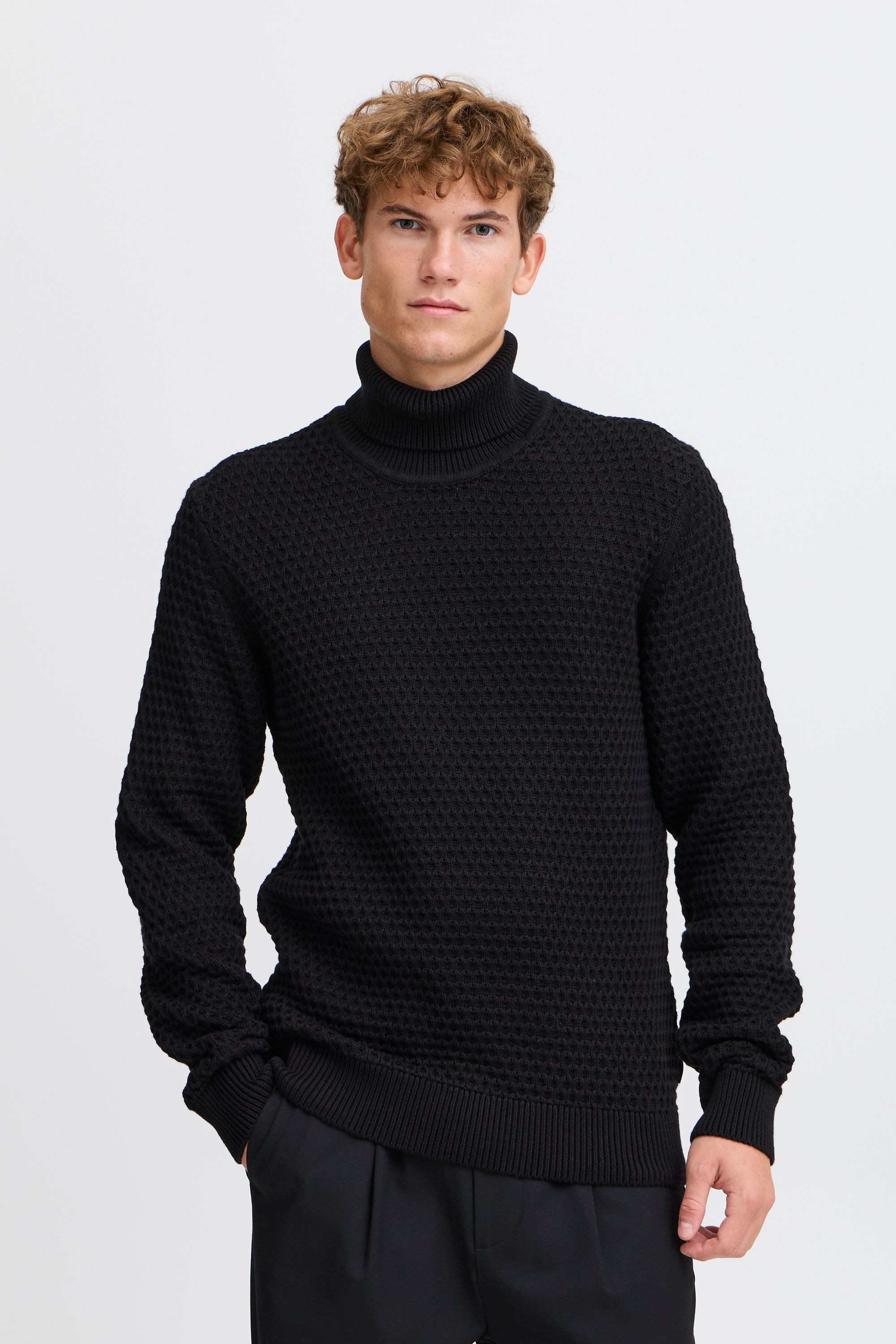 Casual Friday Strickpullover »Strickpullover CFKARL structured roll neck knit«