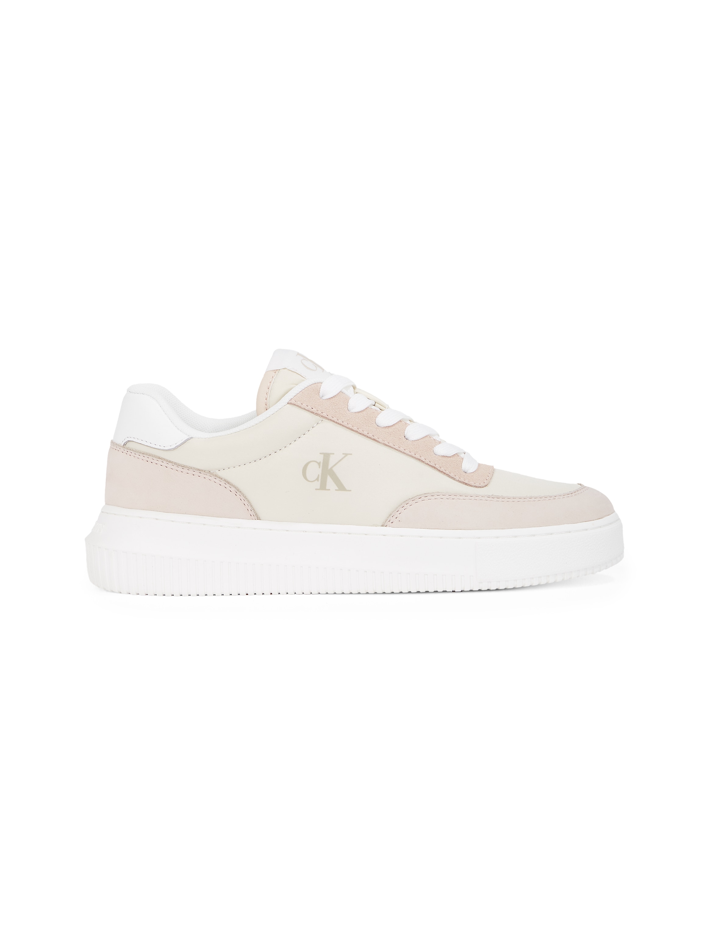 Calvin Klein Jeans Sneaker »CHUNKY CUPSOLE LOW MIX IN«, Freizeitschuh, Halbschuh, Schnürschuh mit CK Logo