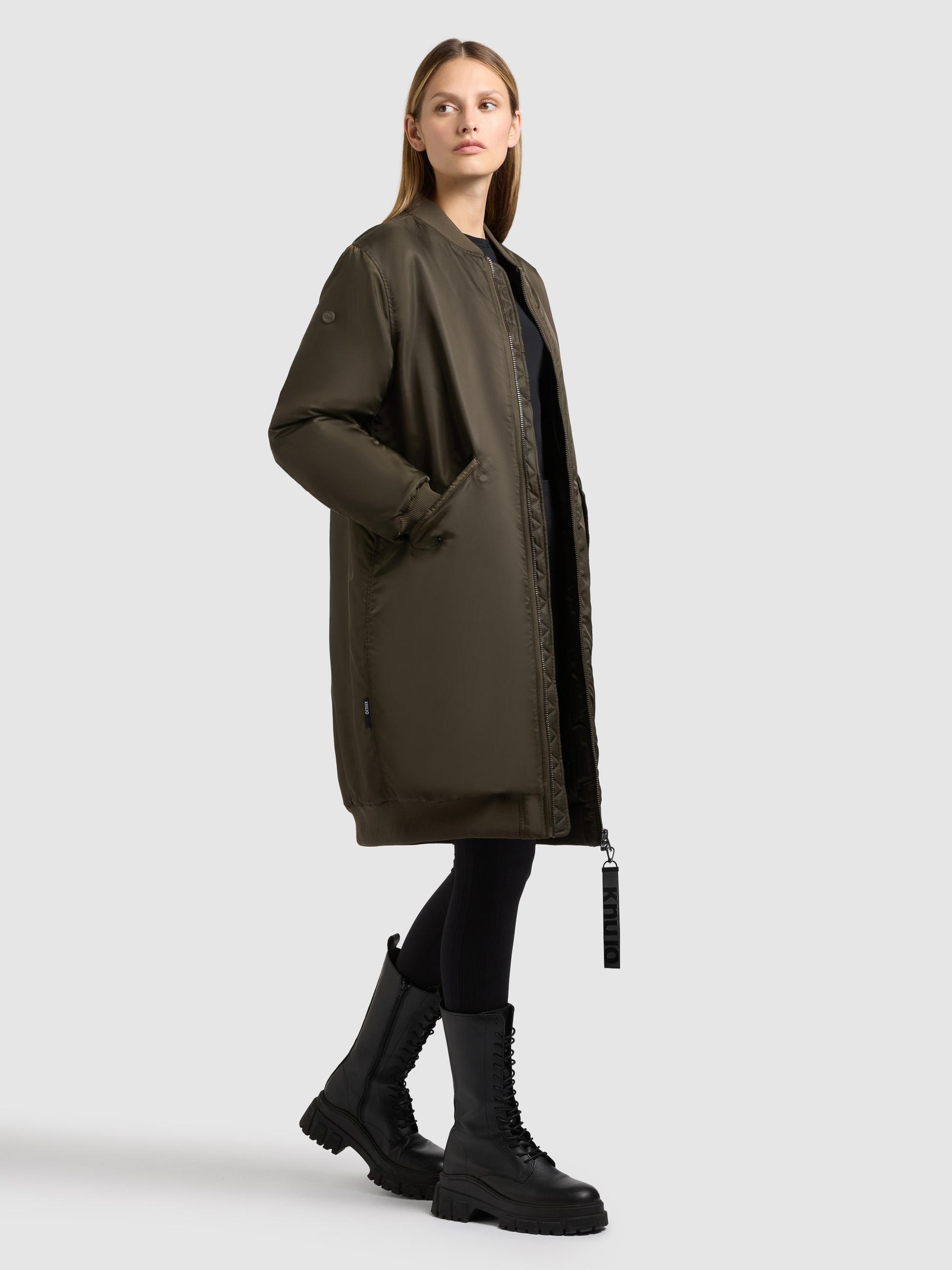 khujo Wintermantel »Lulu« Warm gefütterter Mantel im Bomberjacken-Style