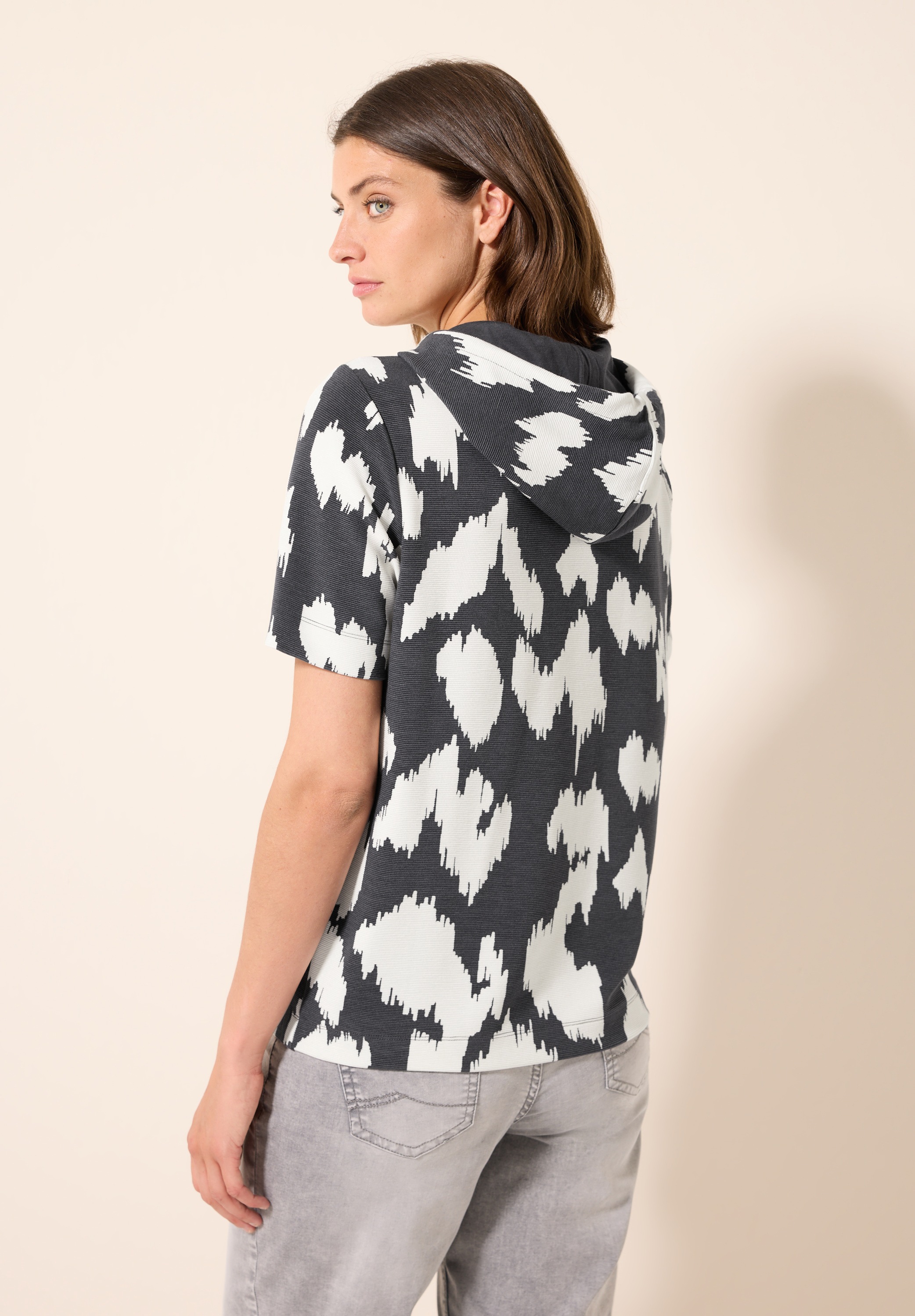Cecil Kapuzenshirt, mit grafischem Muster günstig online kaufen