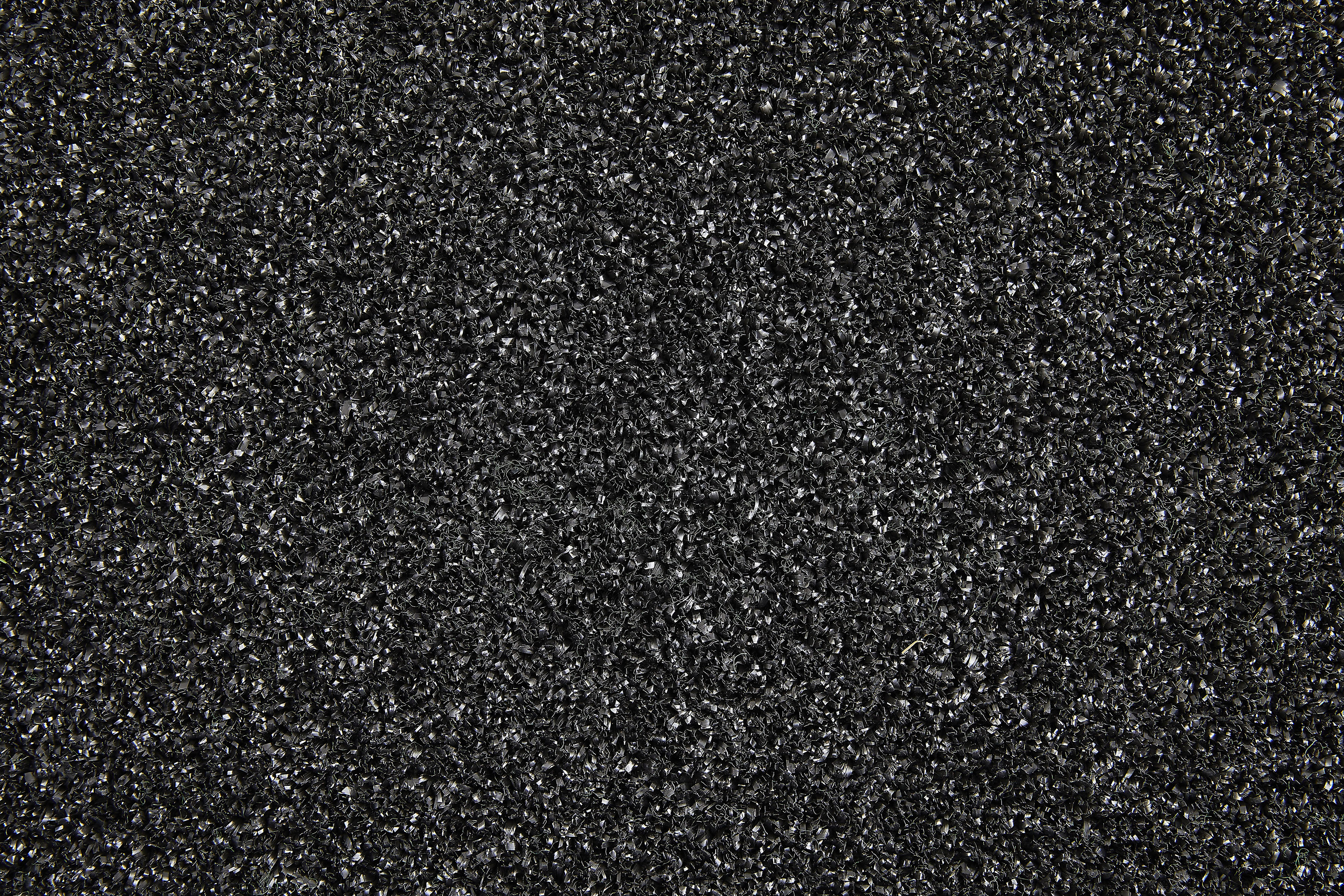 ANDIAMO Kunstrasen "Bologna, Made in Belgium", B : 133cm 1 Stk., 7mm, L: 300cm, schwarz, Garten, Teppiche, mit Drainage-Löchern, ideal für Balkon,