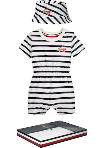 TOMMY HILFIGER Glaustinukė »BABY STRIPED SHORTALL GIF...