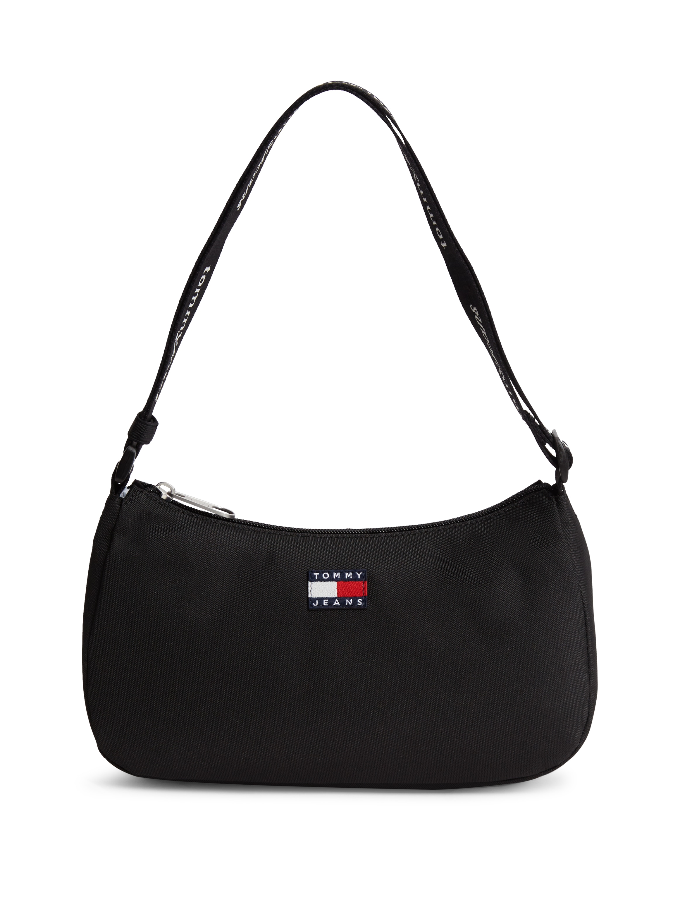 Tommy Jeans Schultertasche "TJW ESS DAILY SHOULDER BAG" Damen Handtasche, Umhängetasche mit Logoschriftzug auf dem Riemen