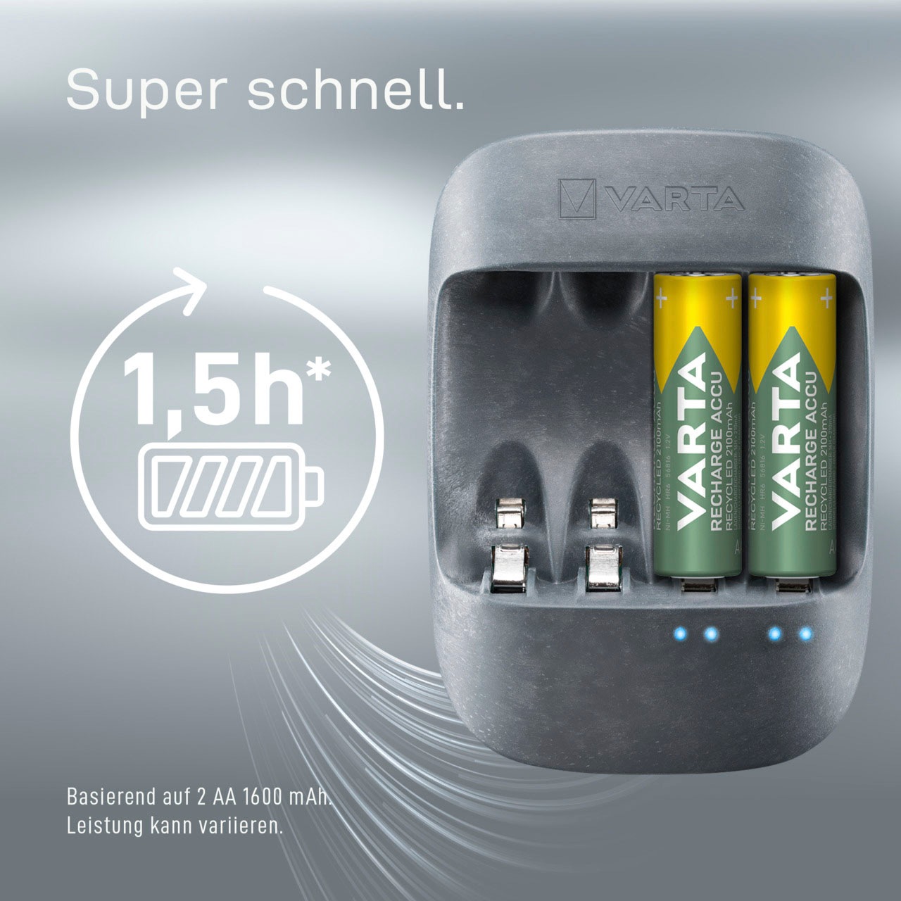 VARTA Batterie-Ladegerät »Eco Charger«
