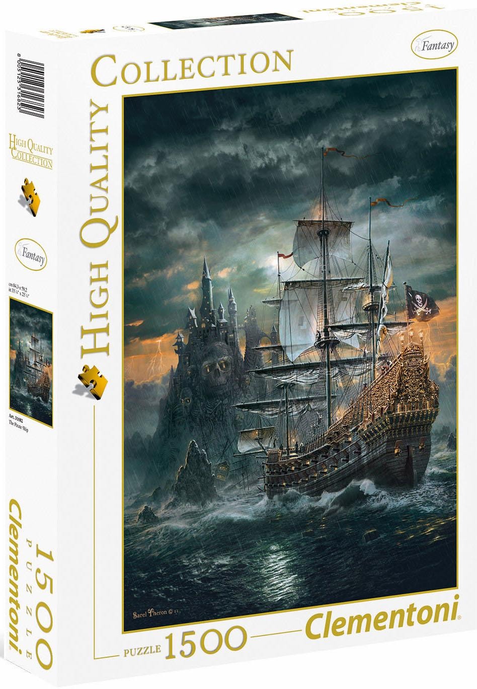 Clementoni® Puzzle »High Quality Collection, Das Piratenschiff«, Made in Europe, FSC® - schützt Wald - weltweit