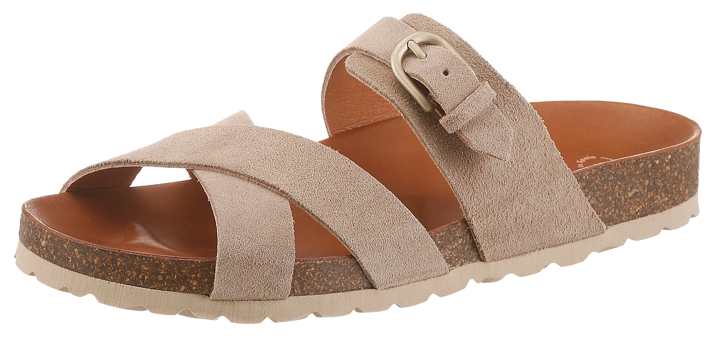 VERBENAS Pantolette "RUBI SERRAJE" Sommerschuh, Hausschuh, Urlaubsschuh mit günstig online kaufen