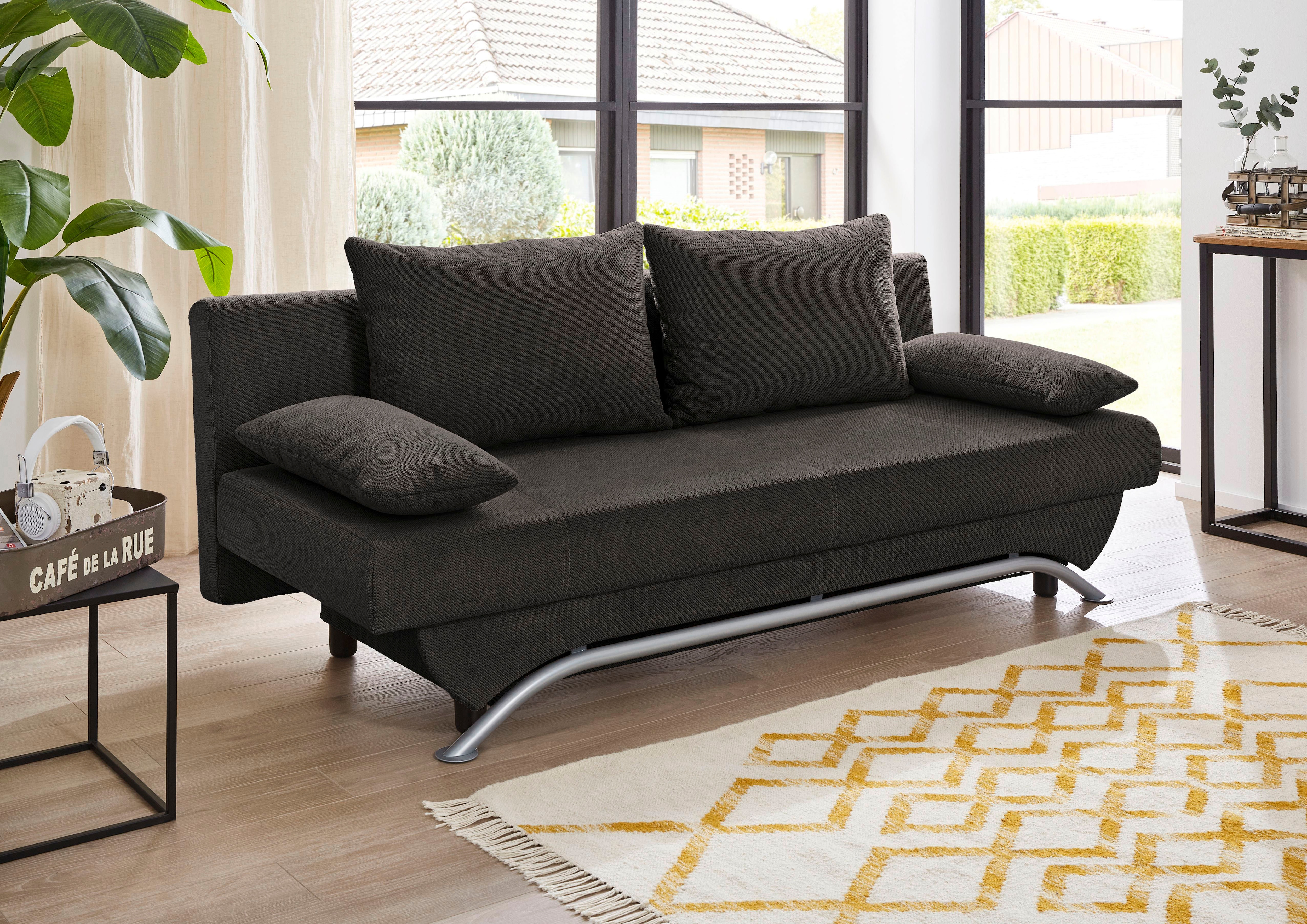 Jockenhöfer Gruppe Schlafsofa "Nancy, B: 190 cm, Liegefl. 121x190 cm" mit Schlaffunktion & Bettkasten