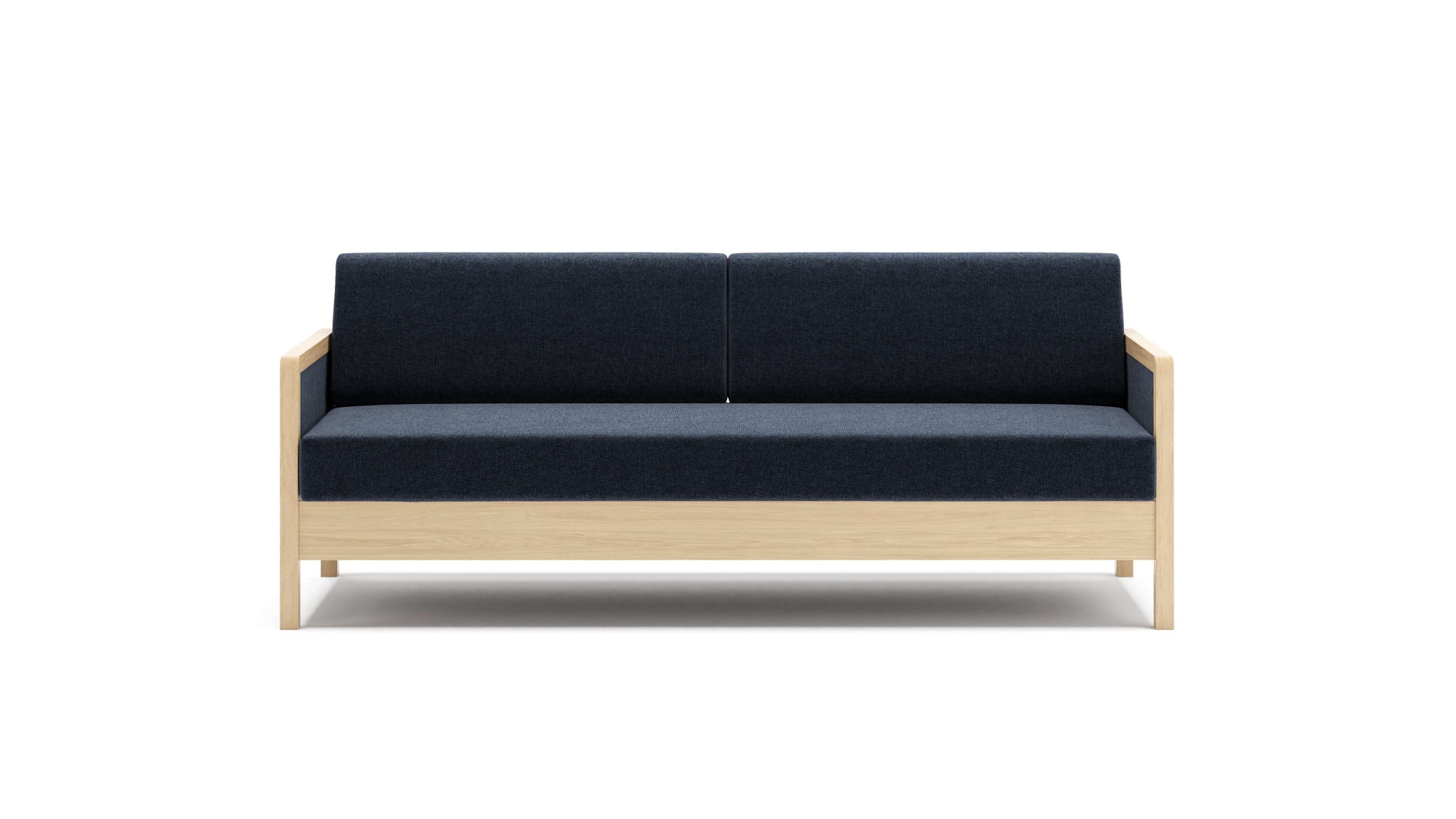 HESTBÆK Schlafsofa "Hestbæk 168 3-Sitzer, Bettfunktion, Breite 208cm, Komfortsitzhöhe 47cm" Umklappbar, Querschläfer, sehr komfortabel, Stauraum