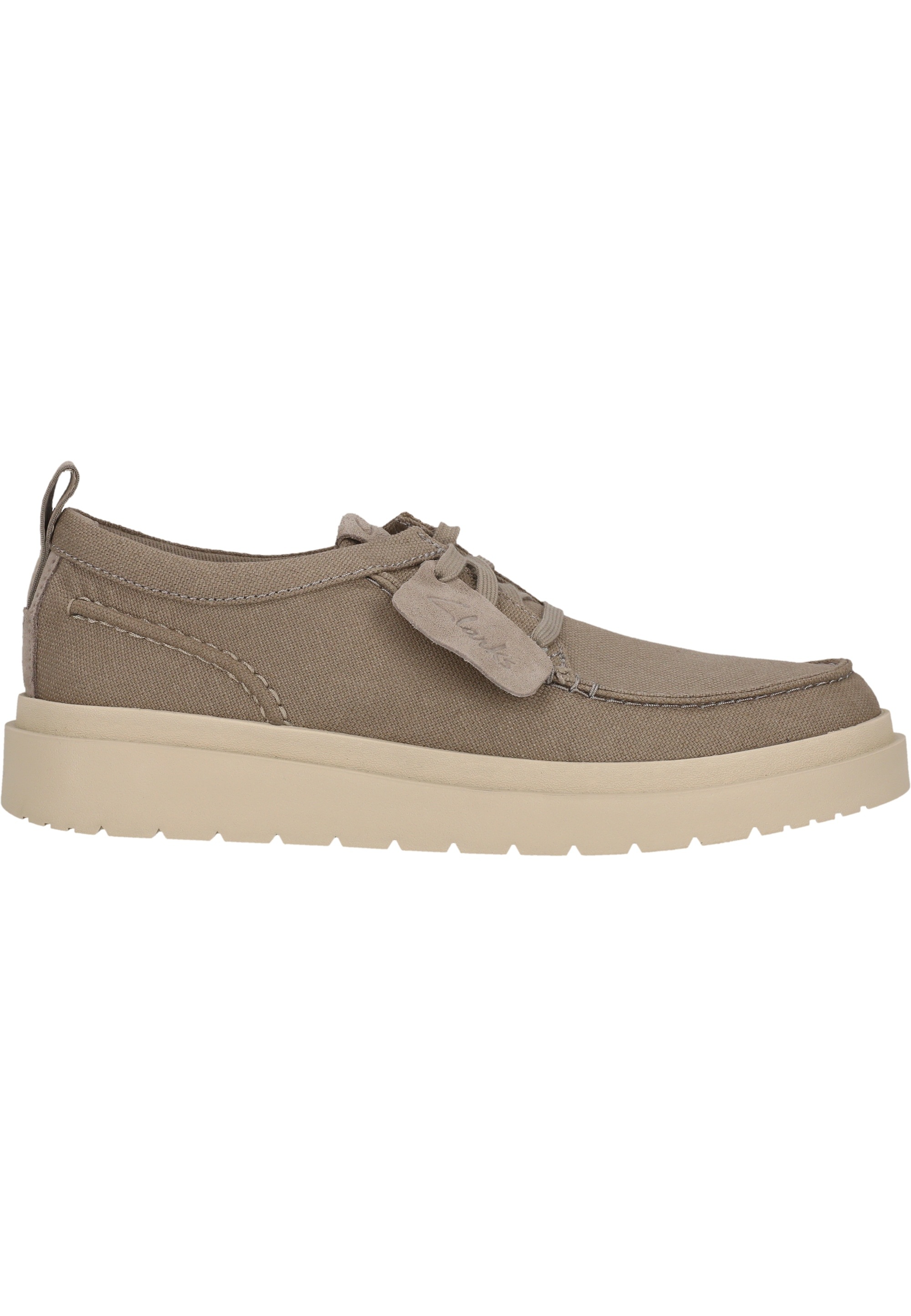 Clarks Schnürschuh »Polden Moc«  mit markanter Sohle