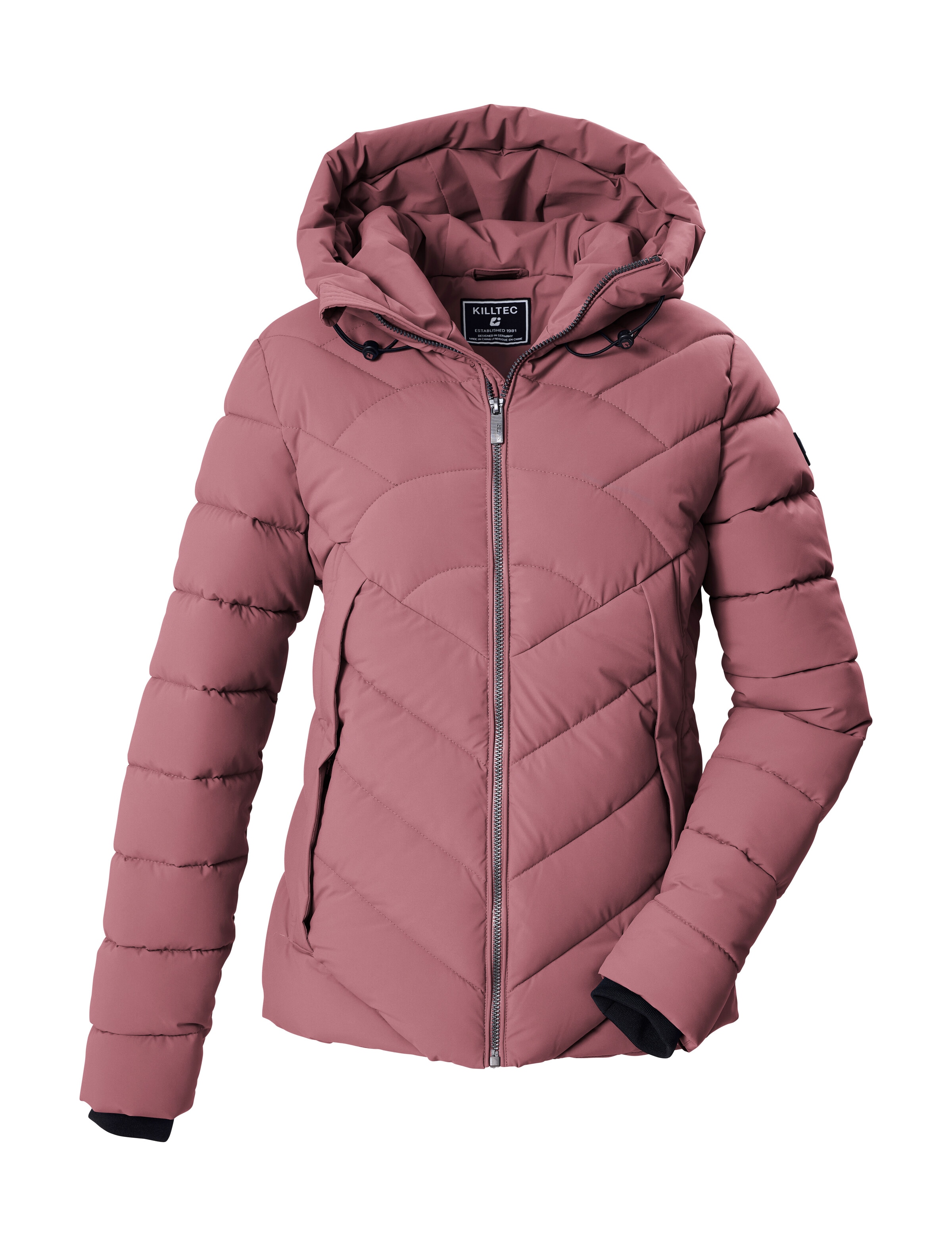 Killtec Steppjacke "KOW 13 WMN QLTD JCKT" Wasserabweisende Steppjacke, weitenregulierbare Kapuze