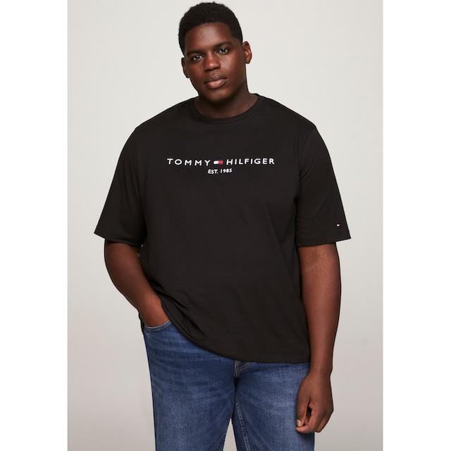 Tommy Hilfiger Big & Tall T-Shirt »BT-TOMMY LOGO TEE-B« ▷ für | BAUR