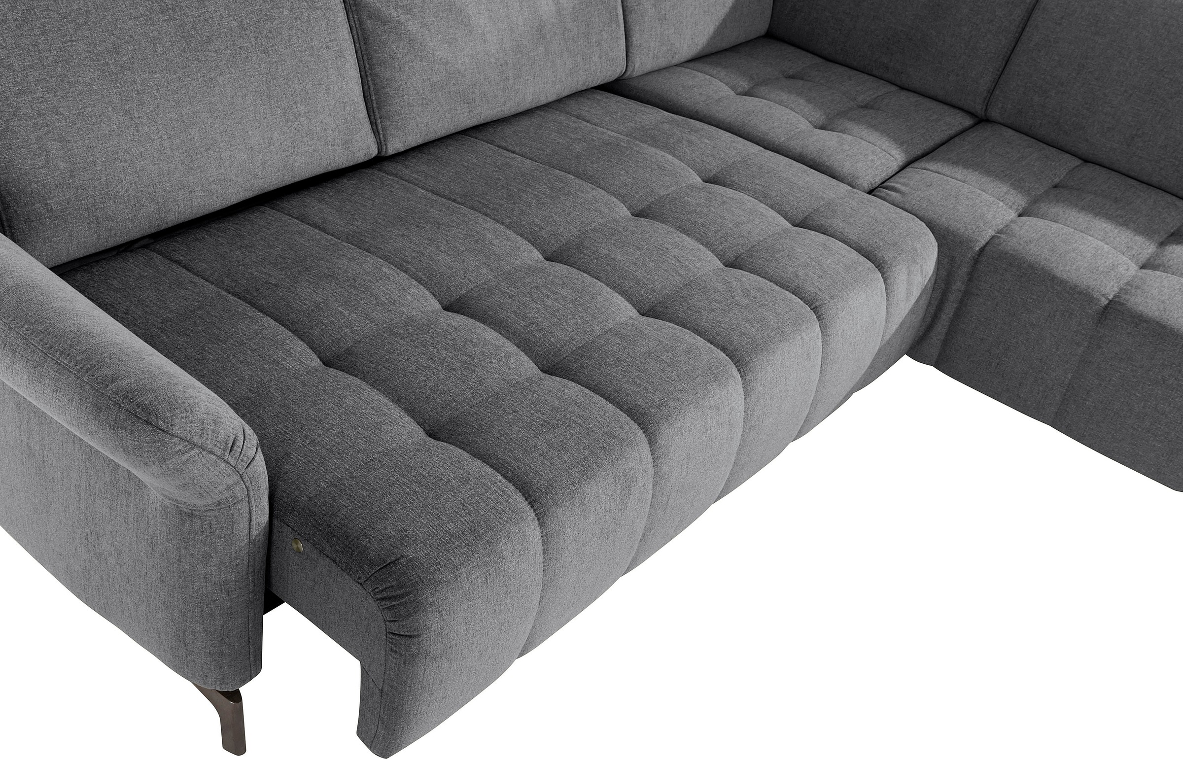INOSIGN Ecksofa »Fresh L-Form«, Federkern, wahlweise Kopfteilverstellung und motorischer Vorziehsitz