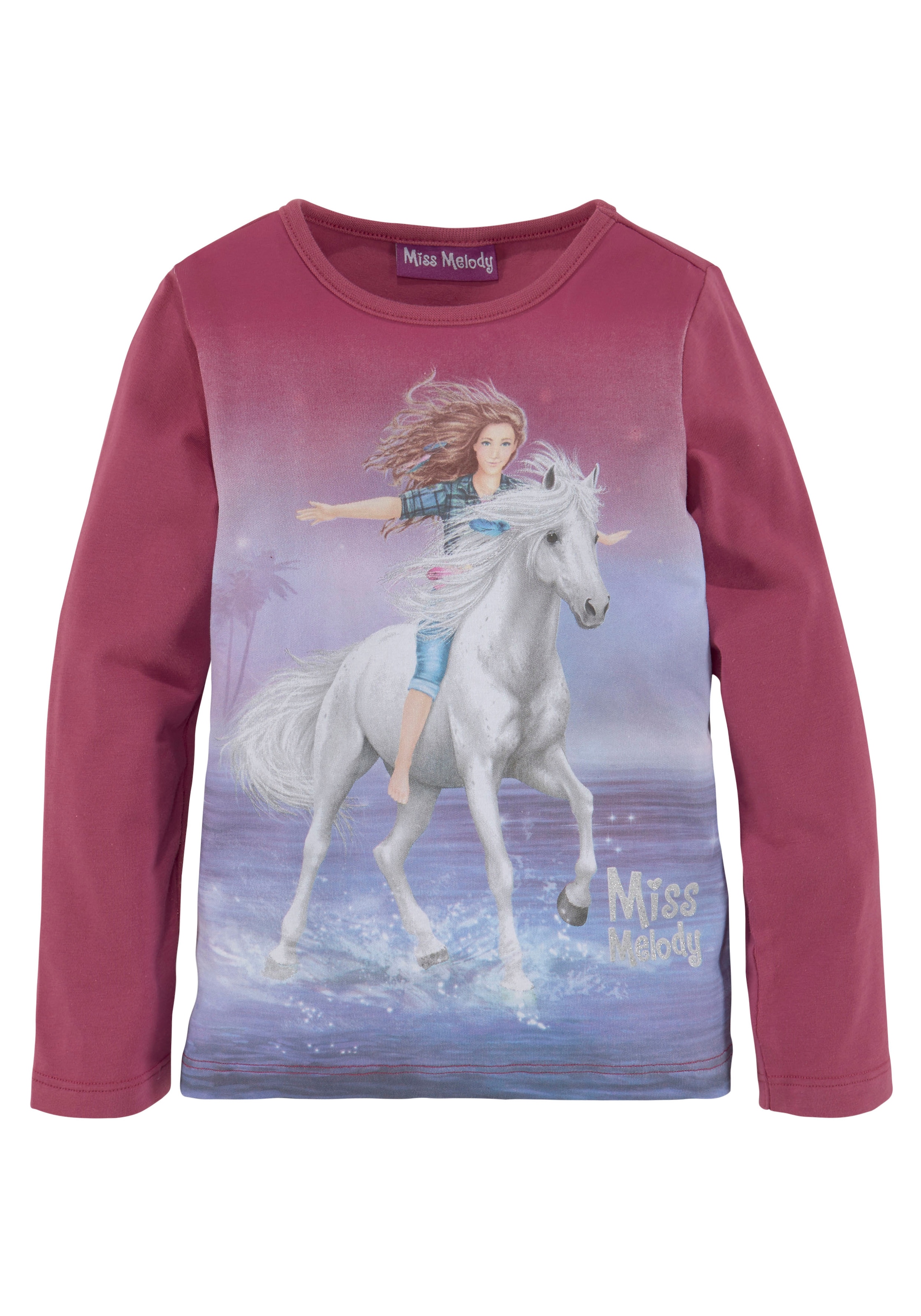 Miss Melody mit kaufen schönem Langarmshirt, | BAUR Pferdemotiv