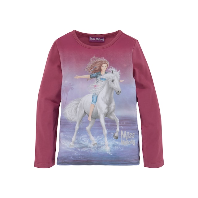 Melody | Miss kaufen Langarmshirt, mit Pferdemotiv schönem BAUR