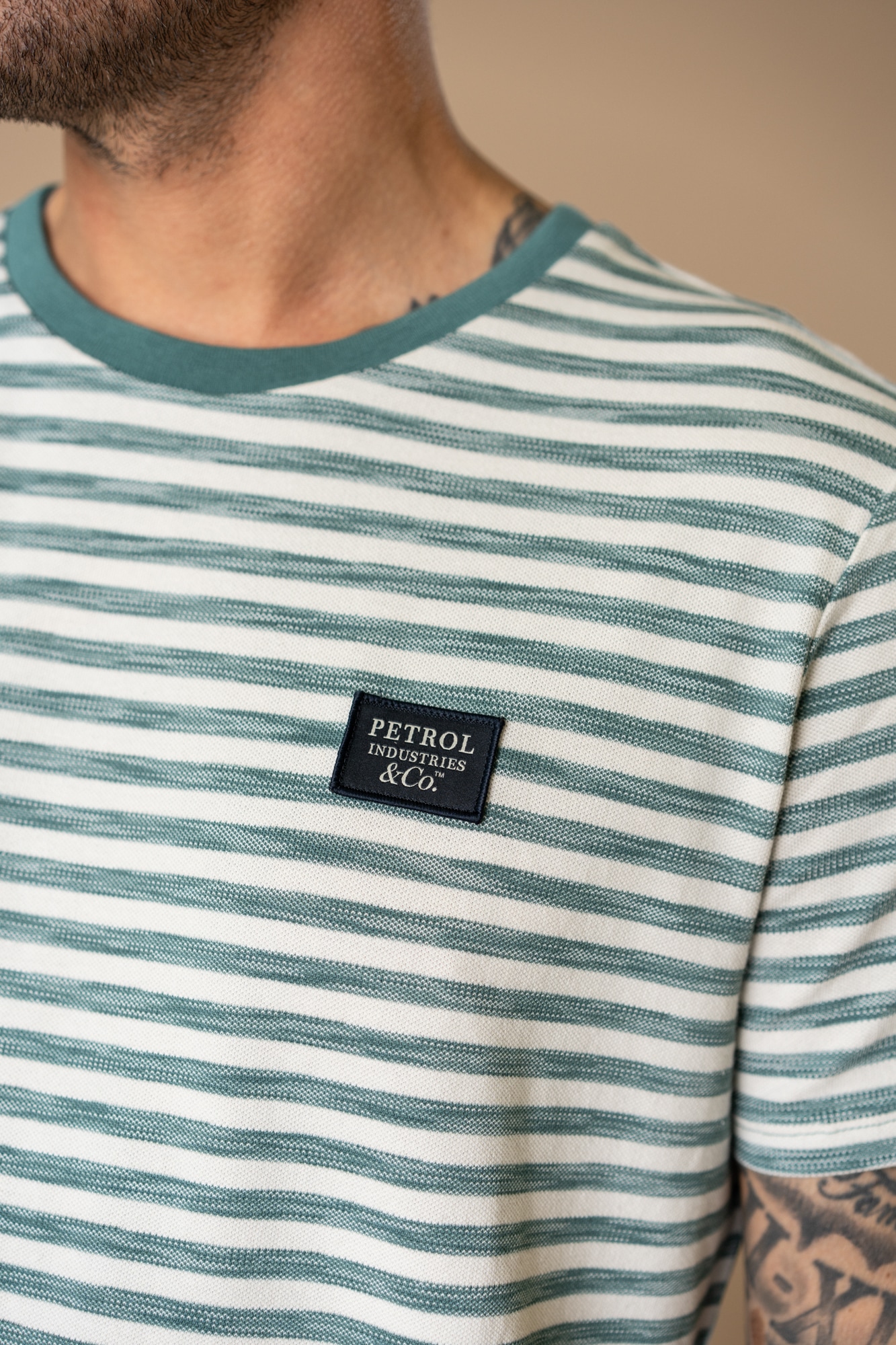 Petrol Industries T-Shirt »Men T-Shirt« mit Logo Stickerei