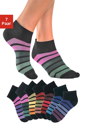 H.I.S Sneakersocken (Set 7 poros) su bunten ...