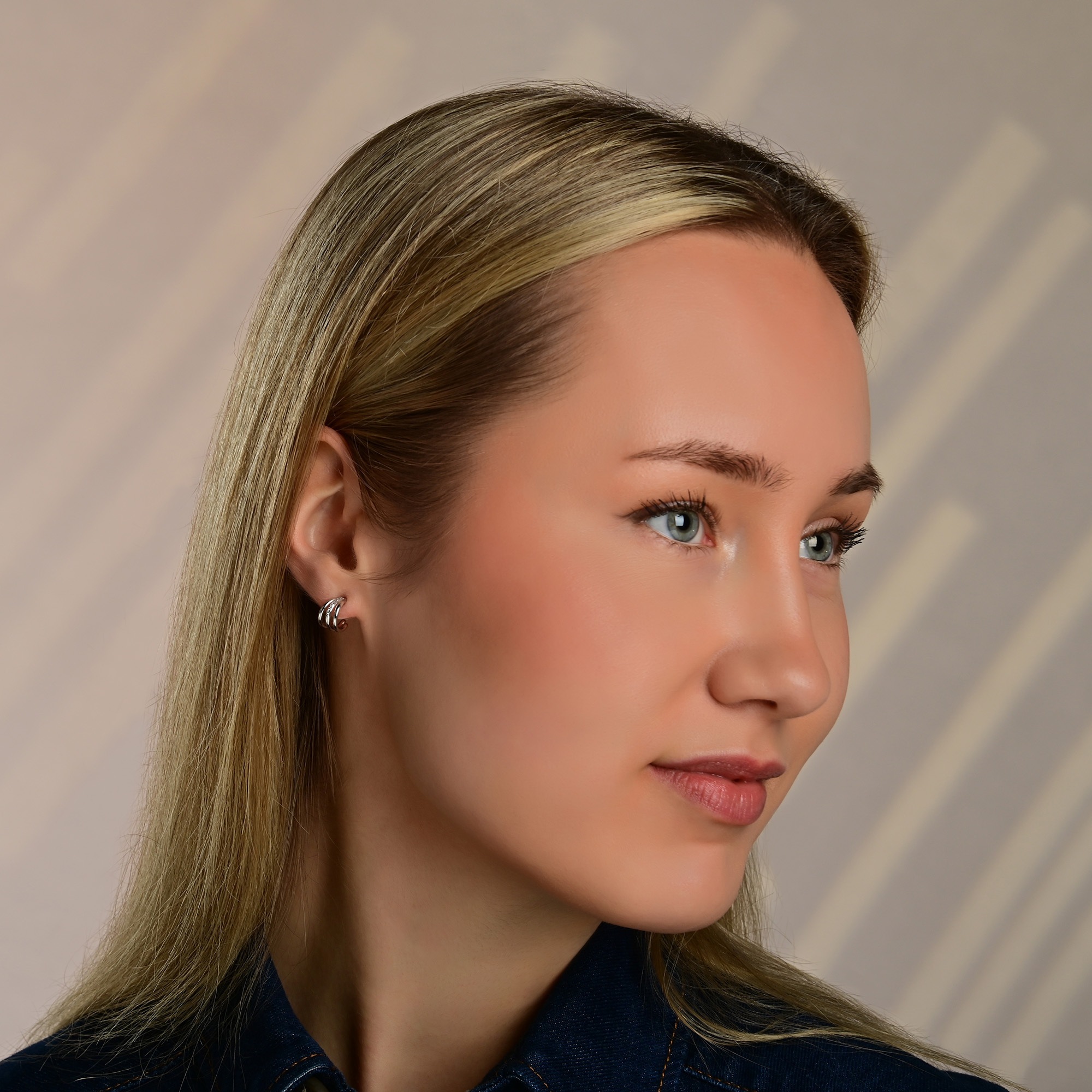 Adelia´s Paar Creolen "Ohrringe – Creole aus 925 Silber mit Zirkonia" Ein Geschenk, das Freude macht