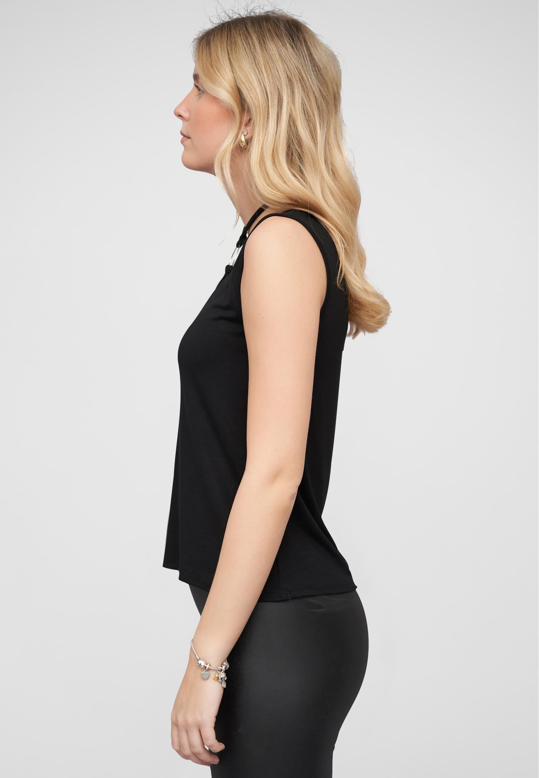 CLOUD 5IVE Muskelshirt »CLOUD 5IVE Cloud 5ive Viscose Neckholder Top with Ring-Detail«, (1 tlg.)