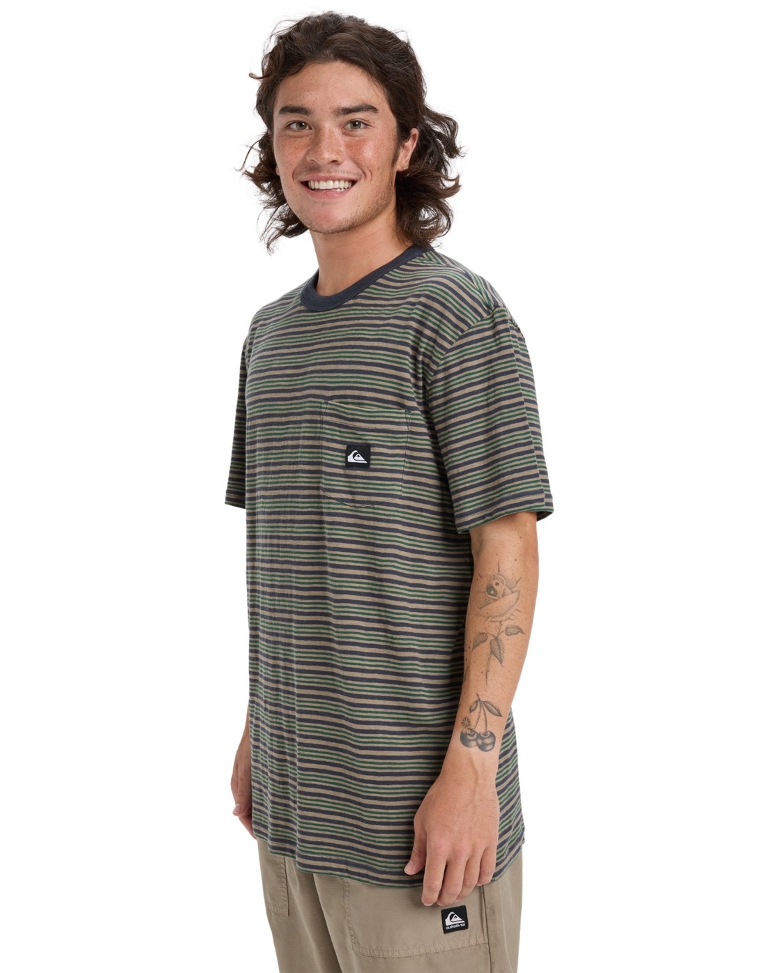 Quiksilver T-Shirt »Onyx Striped«