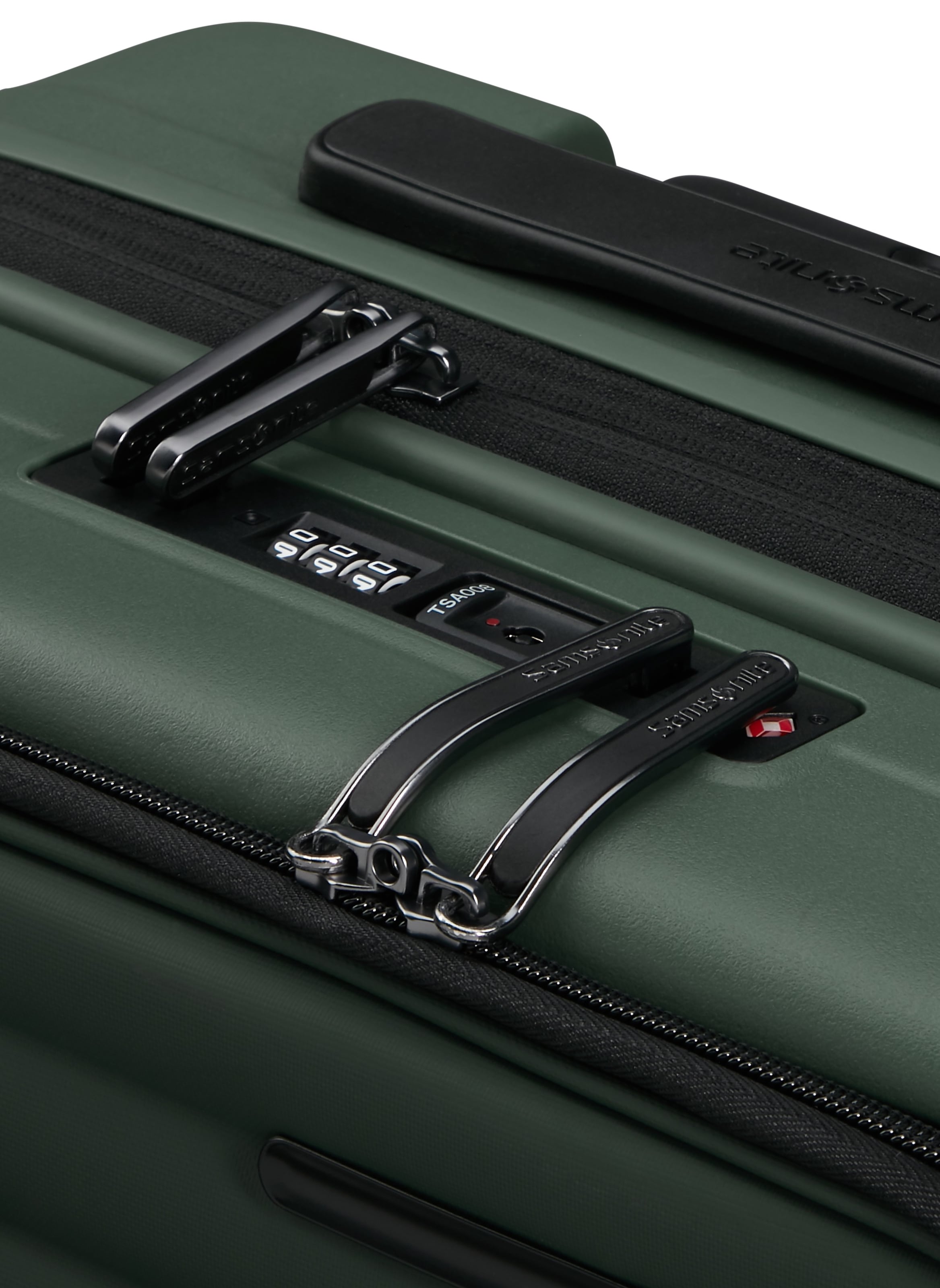 Samsonite Hartschalen-Trolley »RESTACKD, verschiedene Größen und Farben«, (mit Packtaschen), 4 Rollen, Reisekoffer mit TSA Schloss Volumenerweiterung Packtaschen