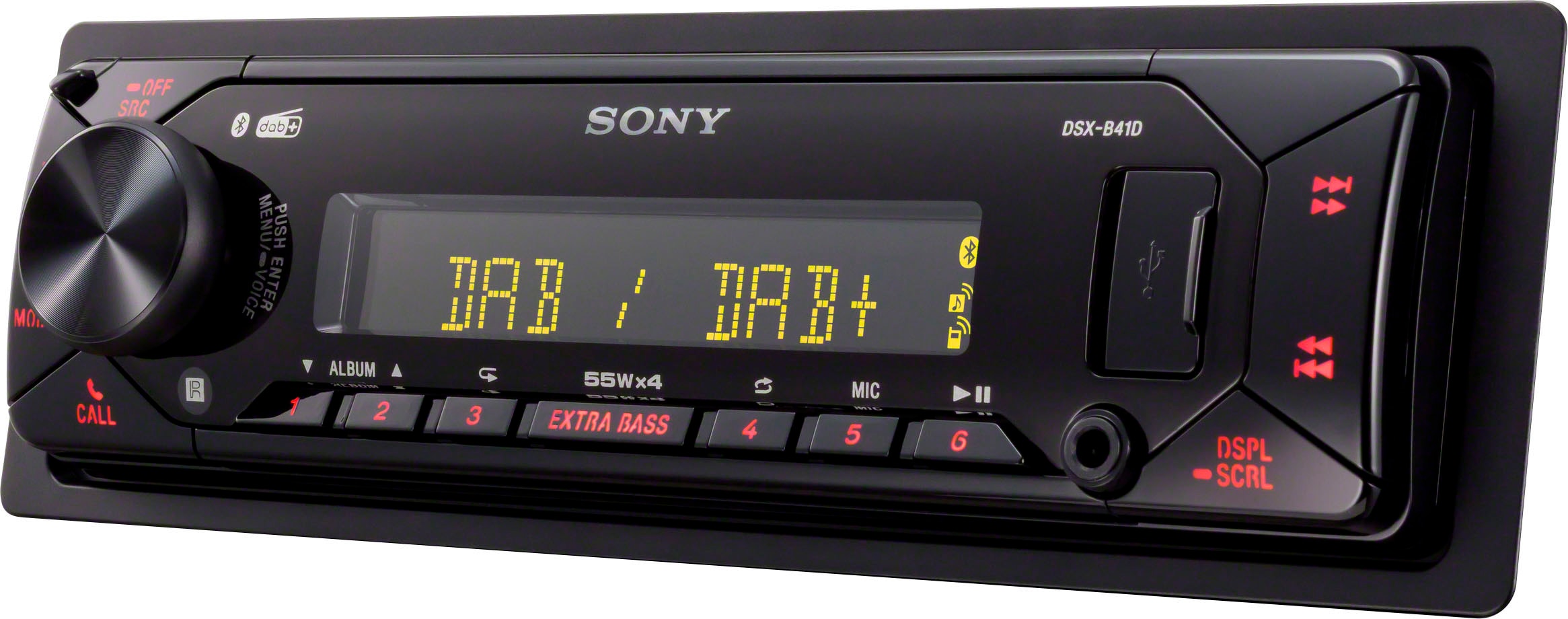 BAUR »DSXB41KIT«, | Autoradio W) Sony Digitalradio (DAB+)-FM-Tuner 55 (Bluetooth