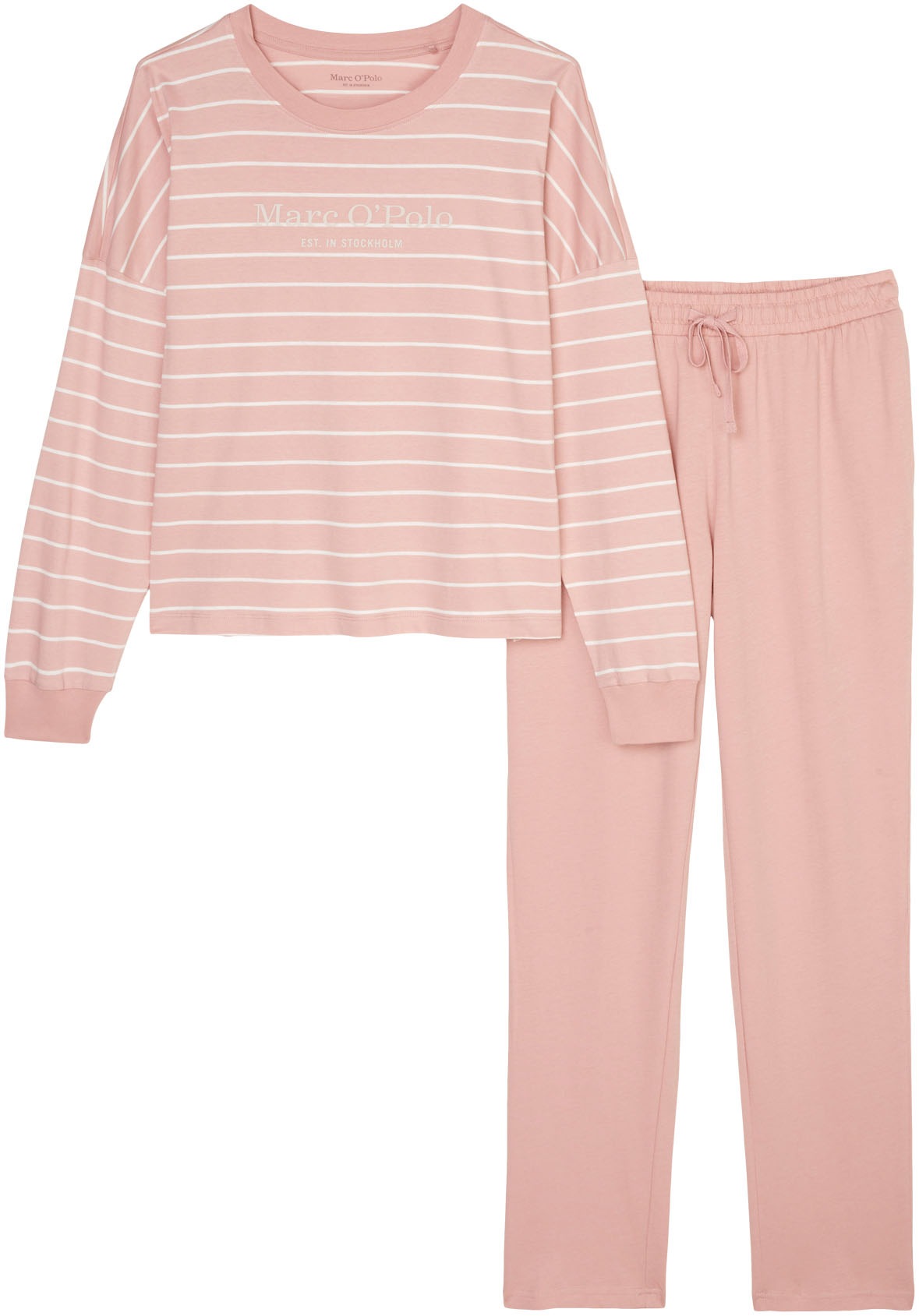 Marc OPolo Pyjama "Mix & Match Cotton-Woven", (Set, 2 tlg.), mit Oberteil i günstig online kaufen