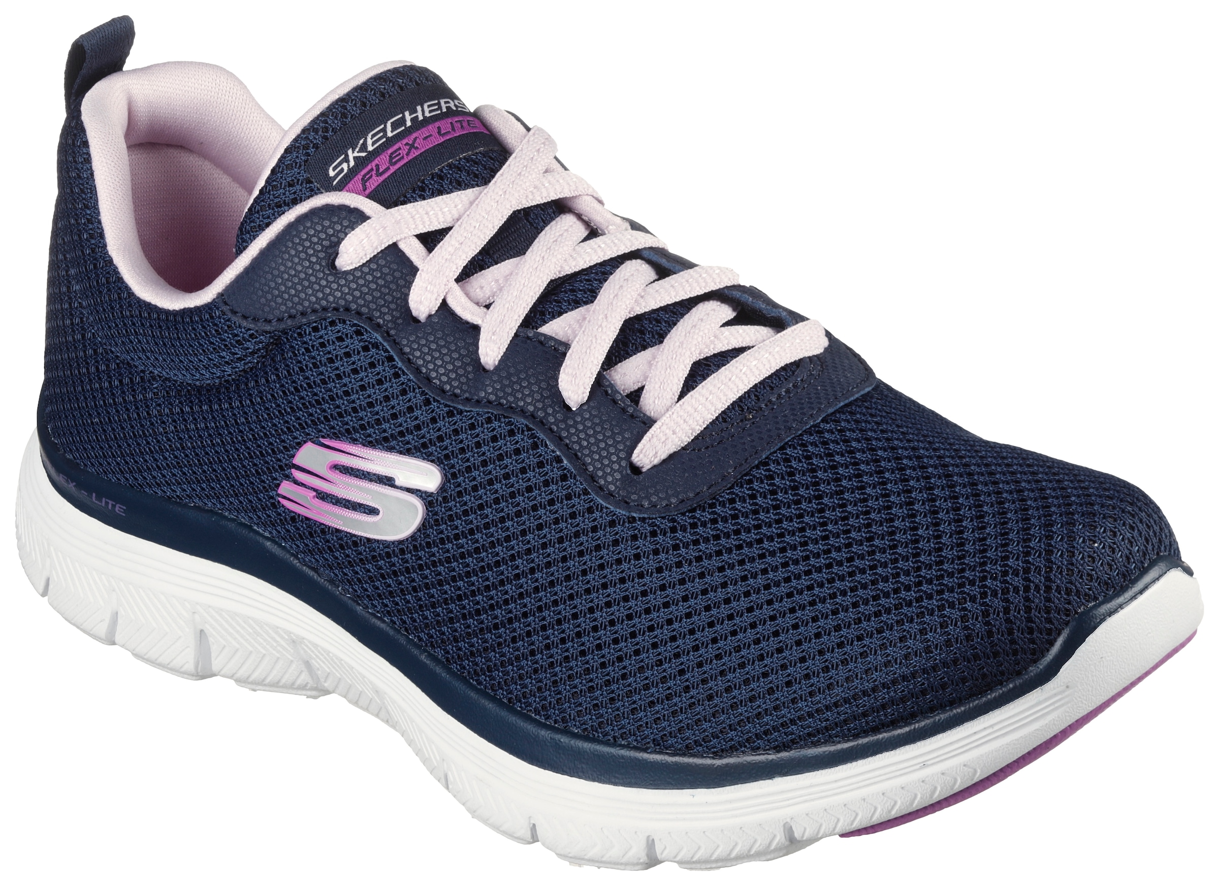 Skechers Sneaker "FLEX APPEAL 4.0 BRILLINAT VIEW", mit Air Cooled Memory Foam, Freizeitschuh, Halbschuh, Schnürschuh