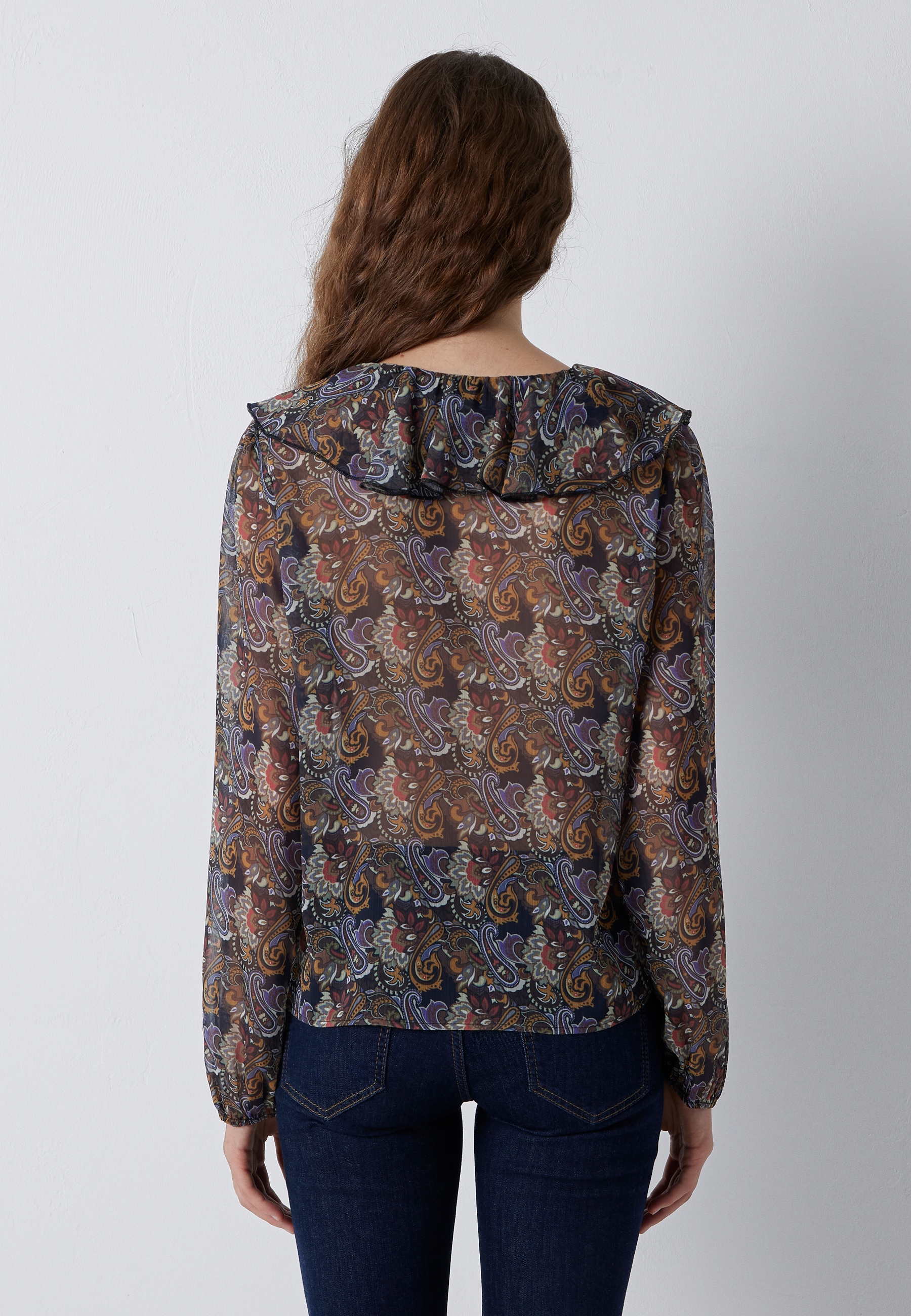 Mavi Klassische Bluse »LONG SLEEVE BLOUSES« Bluse Chiffon