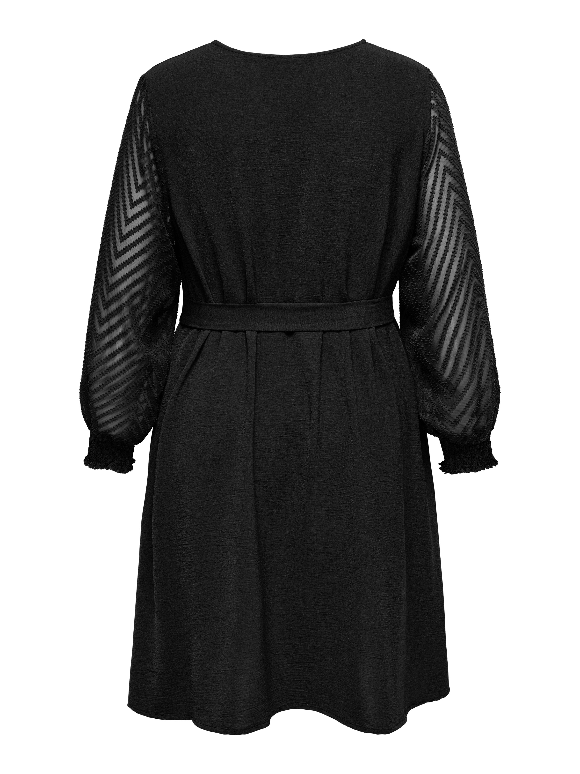 ONLY CARMAKOMA Midikleid "CARMETTA LIFE LS KNEE DRESS WVN", Sommerkleid günstig online kaufen