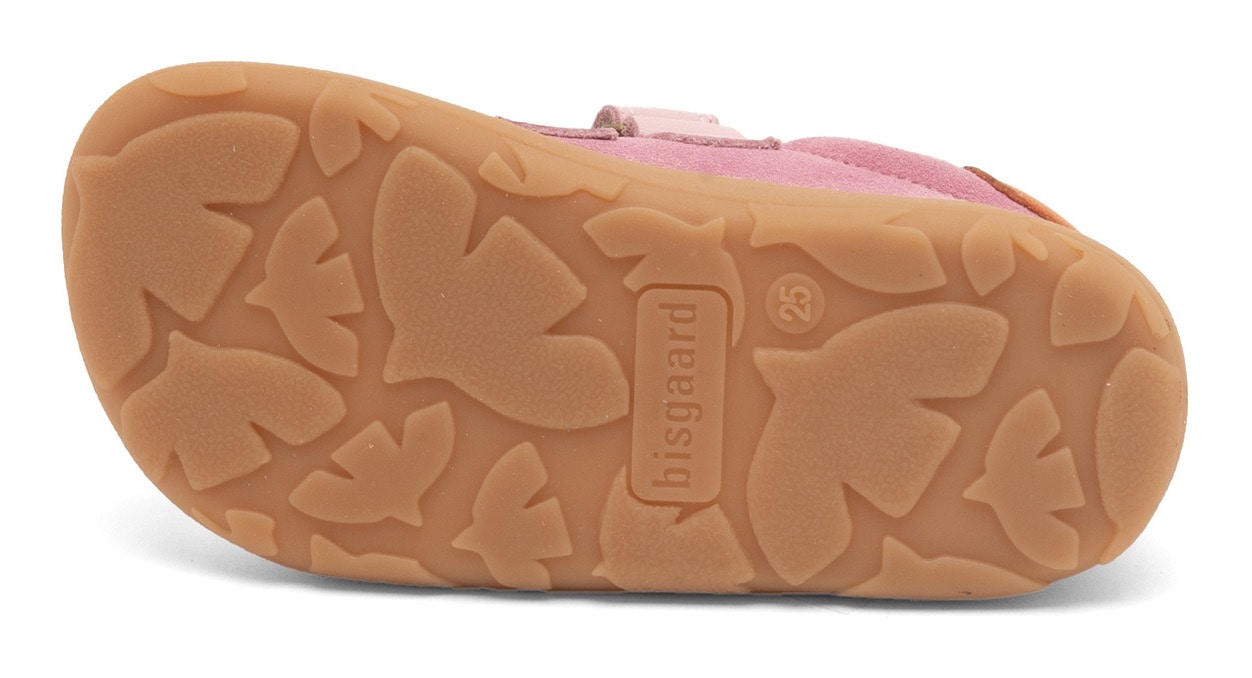 Bisgaard Klettschuh »barefoot ricco Weite: normal«, Barfußschuh, Sneaker mit Lederfutter, Größenschablone zum Download