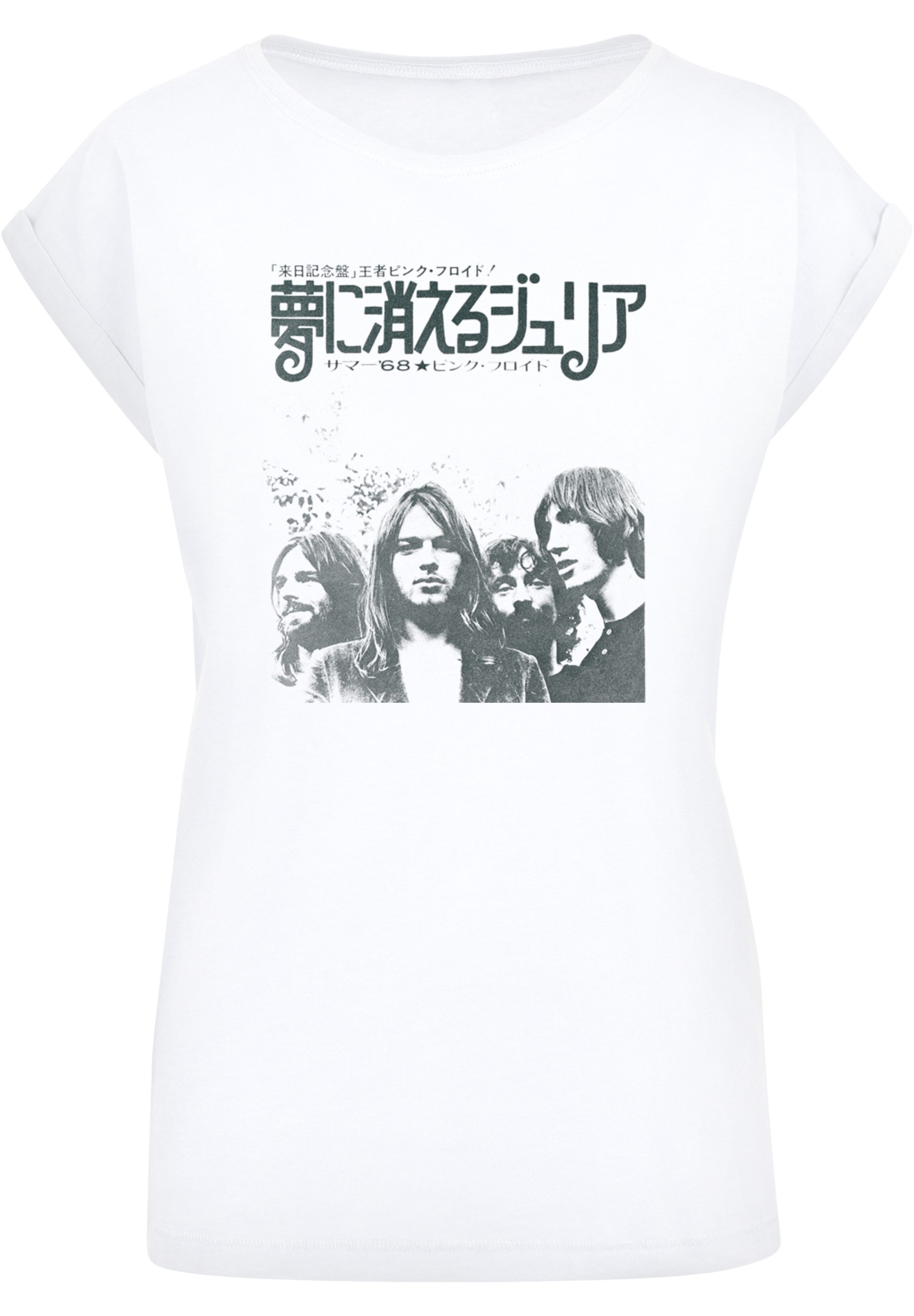 F4NT4STIC T-Shirt »The Pink Floyd Julia Dream Summer Vintage Rock«, Damen,Premium Merch,Regular-Fit,Kurze Ärmel,Bandshirt