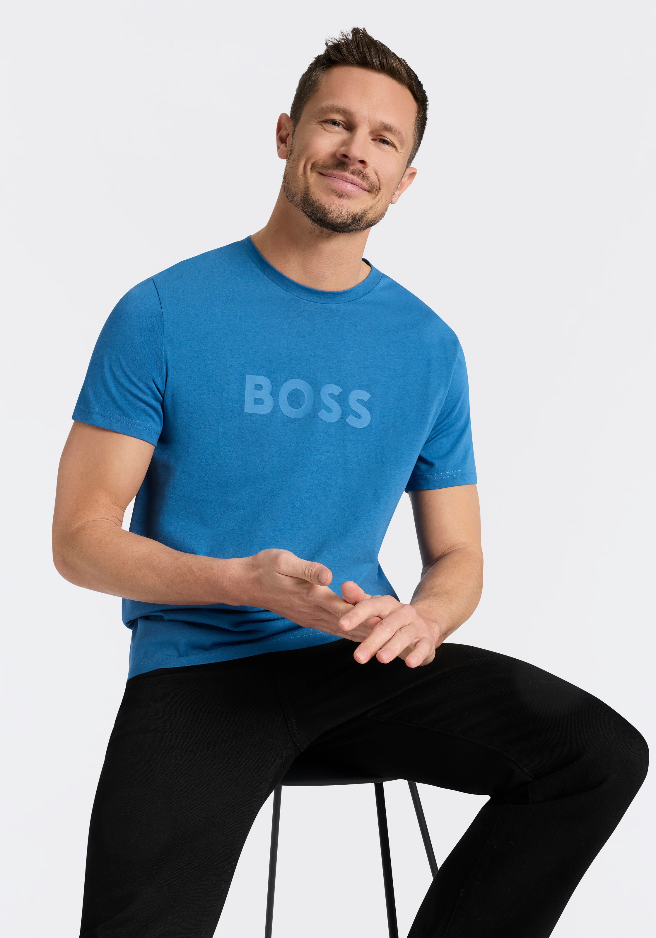 BOSS Strandshirt "T-Shirt RN" mit UV Schutz (SPF 50+), Swimwear günstig online kaufen