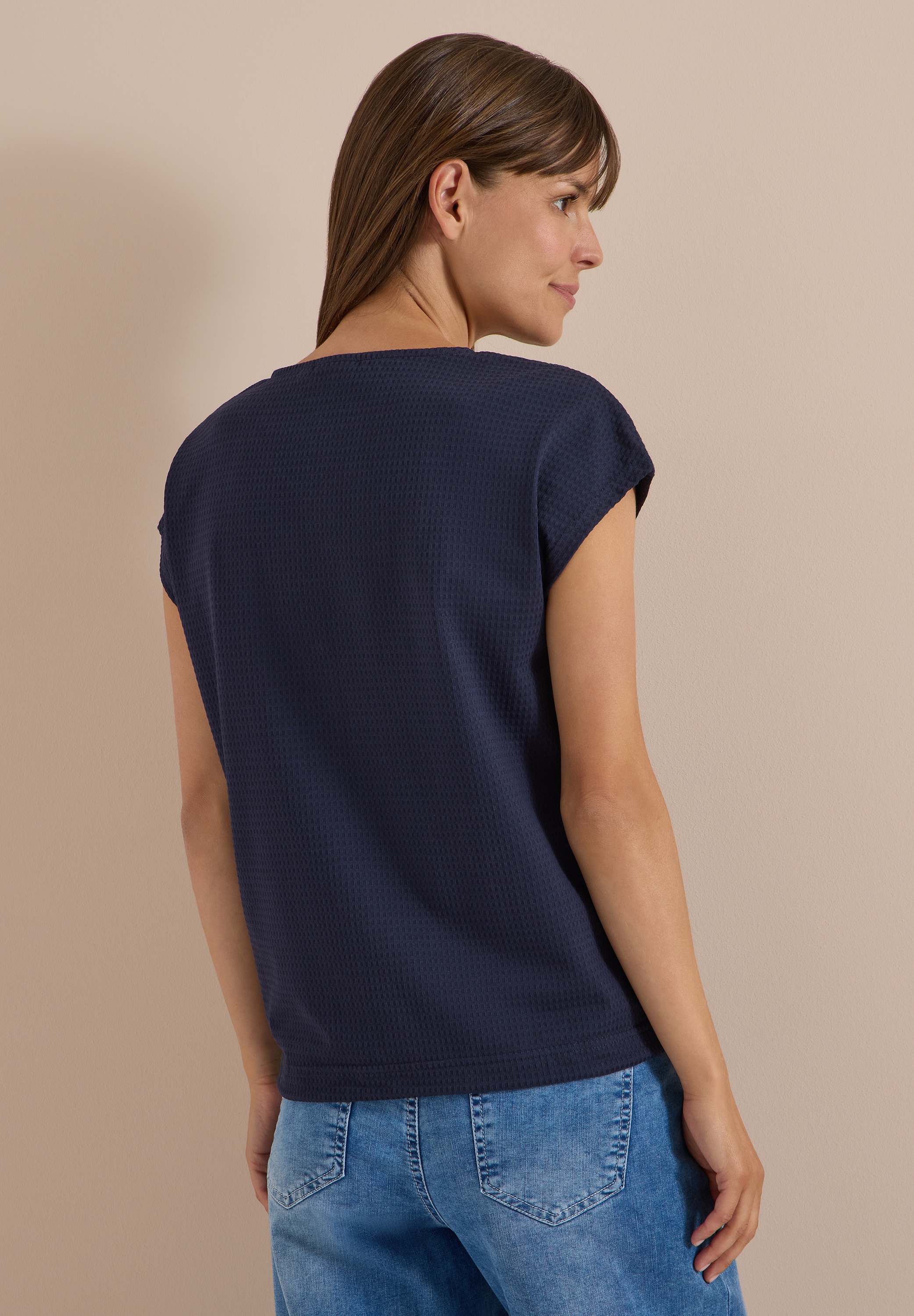 Cecil T-Shirt im soften Baumwoll-Mix